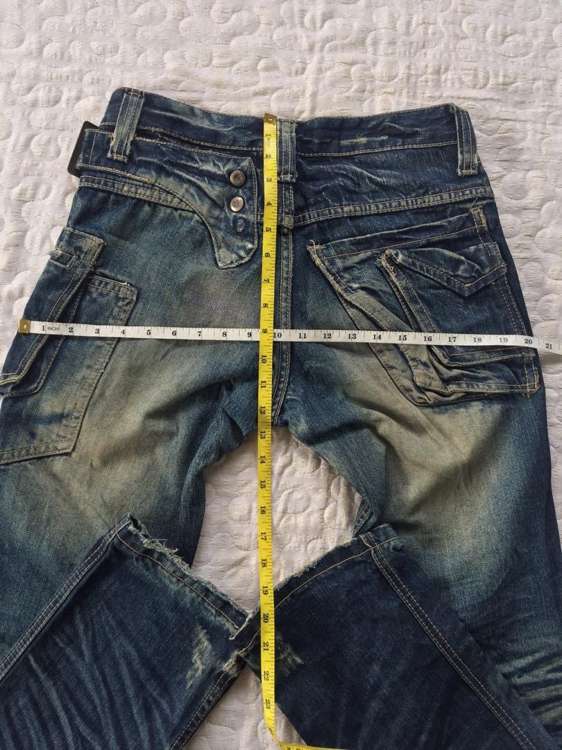 Japanese Brand Distressed Denim By Crazy Leopard Size US 31 - 8 Thumbnail