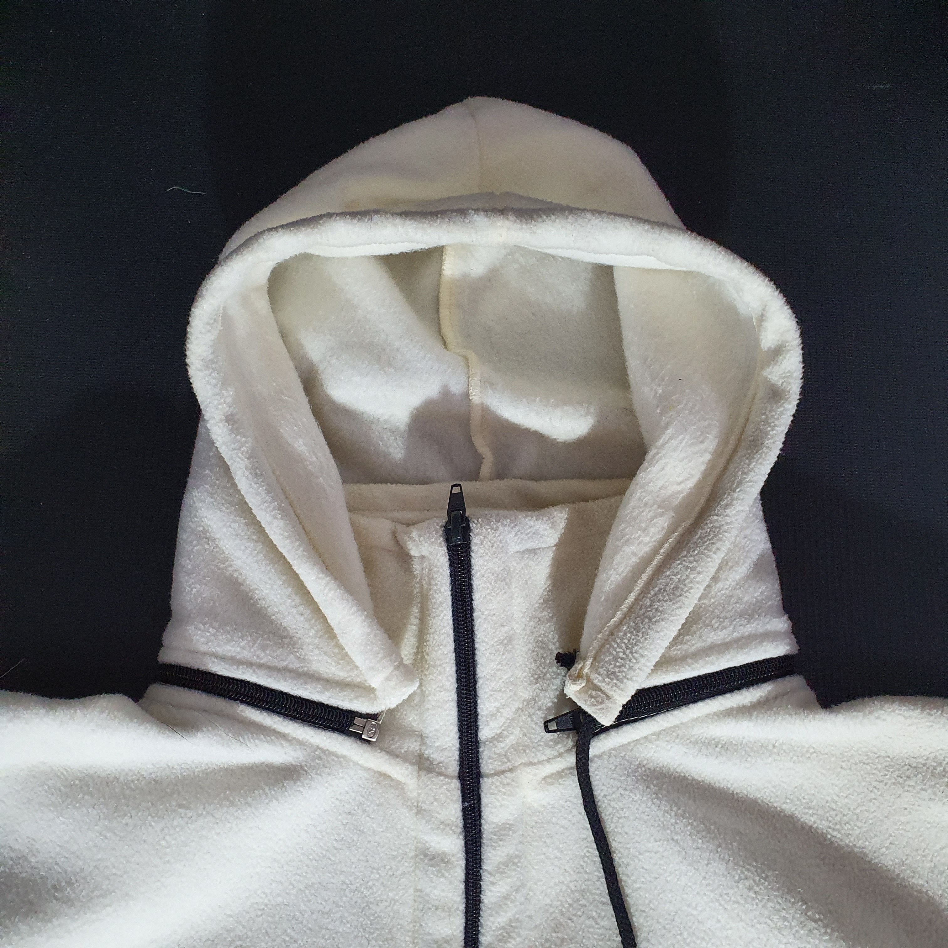Vintage Vintage Nature Print Fleece Hooded Light Jacket Size US S / EU 44-46 / 1 - 7 Thumbnail