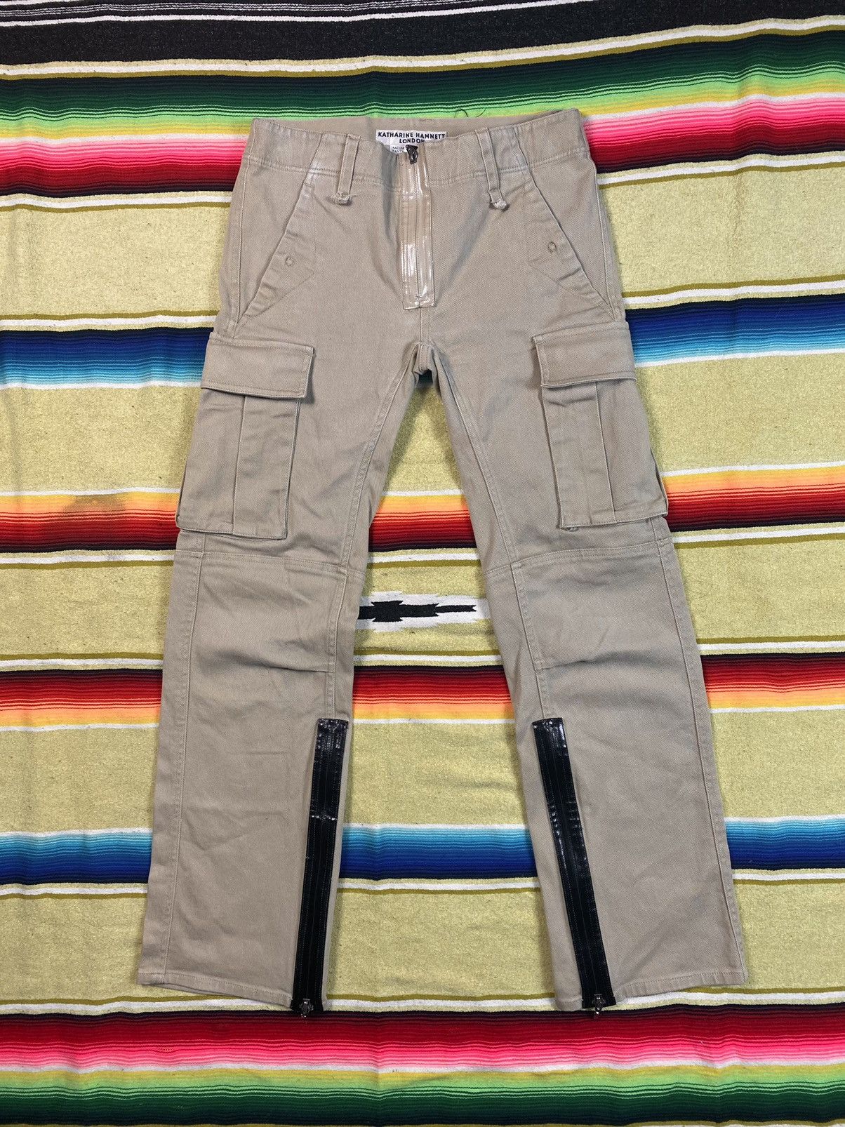 Katharine Hamnett London Trouser Cargo Pant By Katharine Hamnett London Size US 30 / EU 46 - 2 Thumbnail