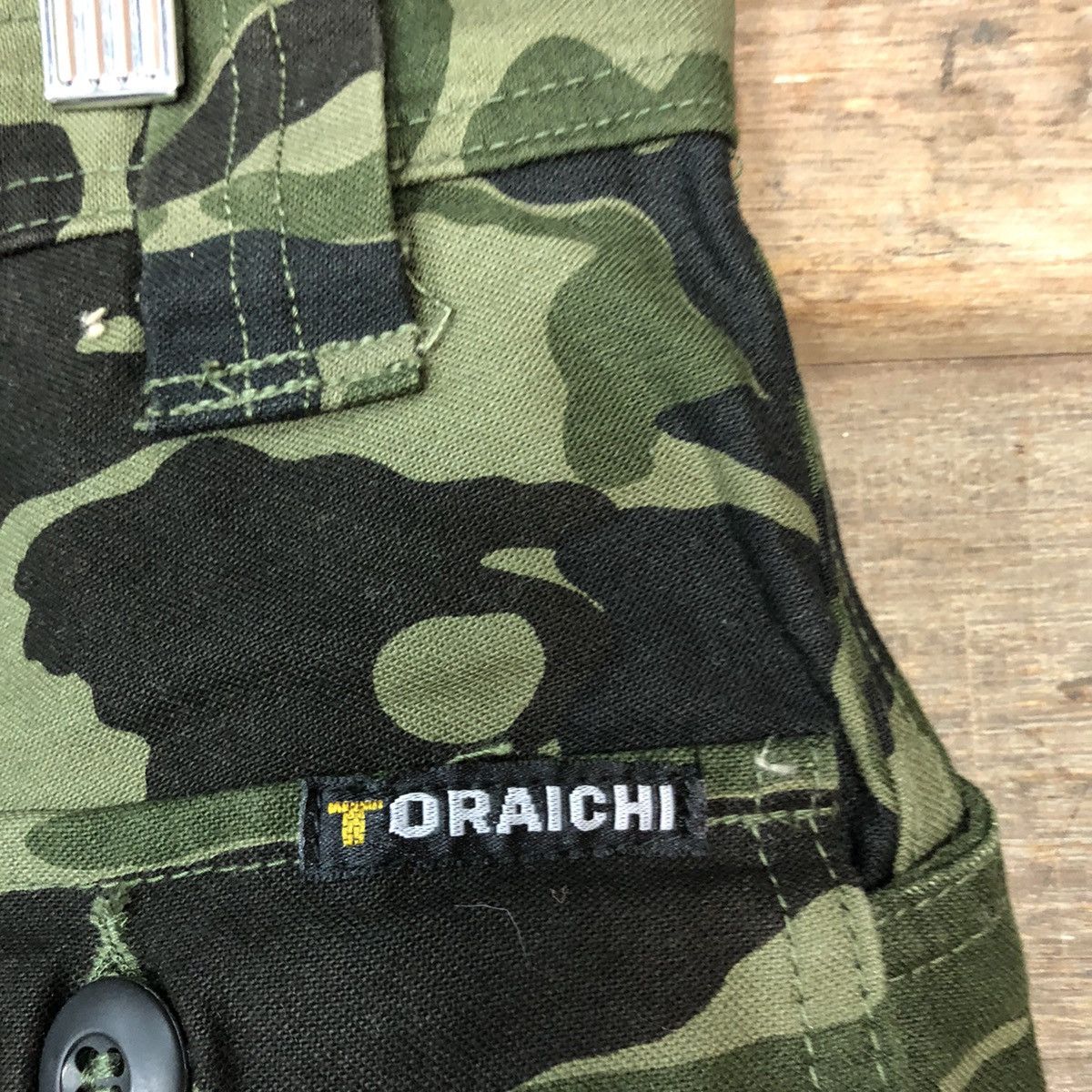 Japanese Brand Torachi camo Green Multipocket Cargo Pants #3875 Size US 32 / EU 48 - 13 Thumbnail