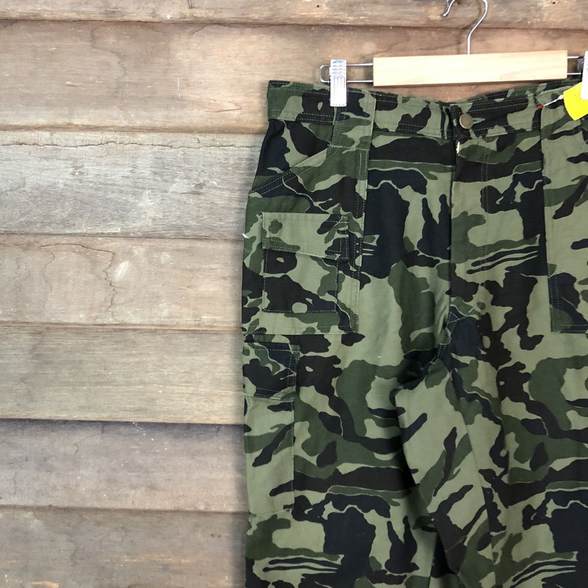 Japanese Brand Torachi camo Green Multipocket Cargo Pants #3875 Size US 32 / EU 48 - 5 Thumbnail