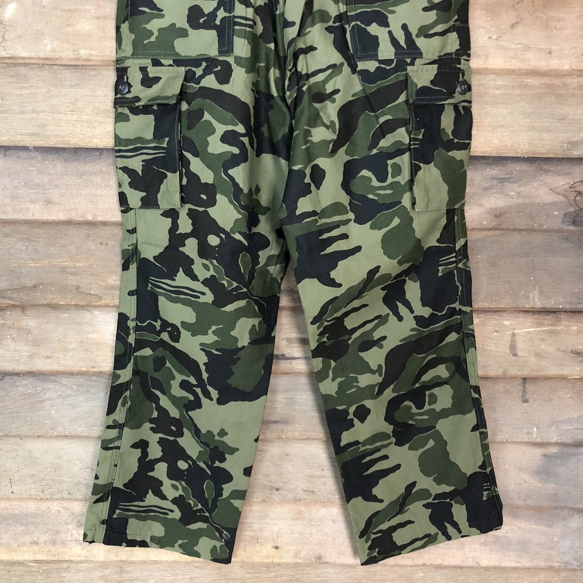 Japanese Brand Torachi camo Green Multipocket Cargo Pants #3875 Size US 32 / EU 48 - 12 Thumbnail