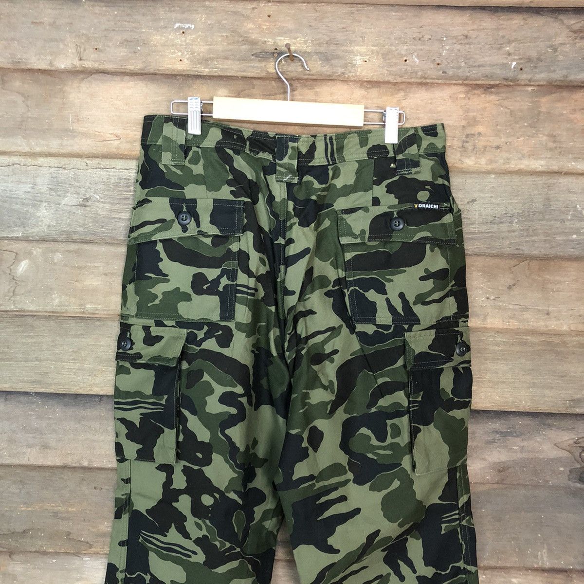 Japanese Brand Torachi camo Green Multipocket Cargo Pants #3875 Size US 32 / EU 48 - 11 Thumbnail