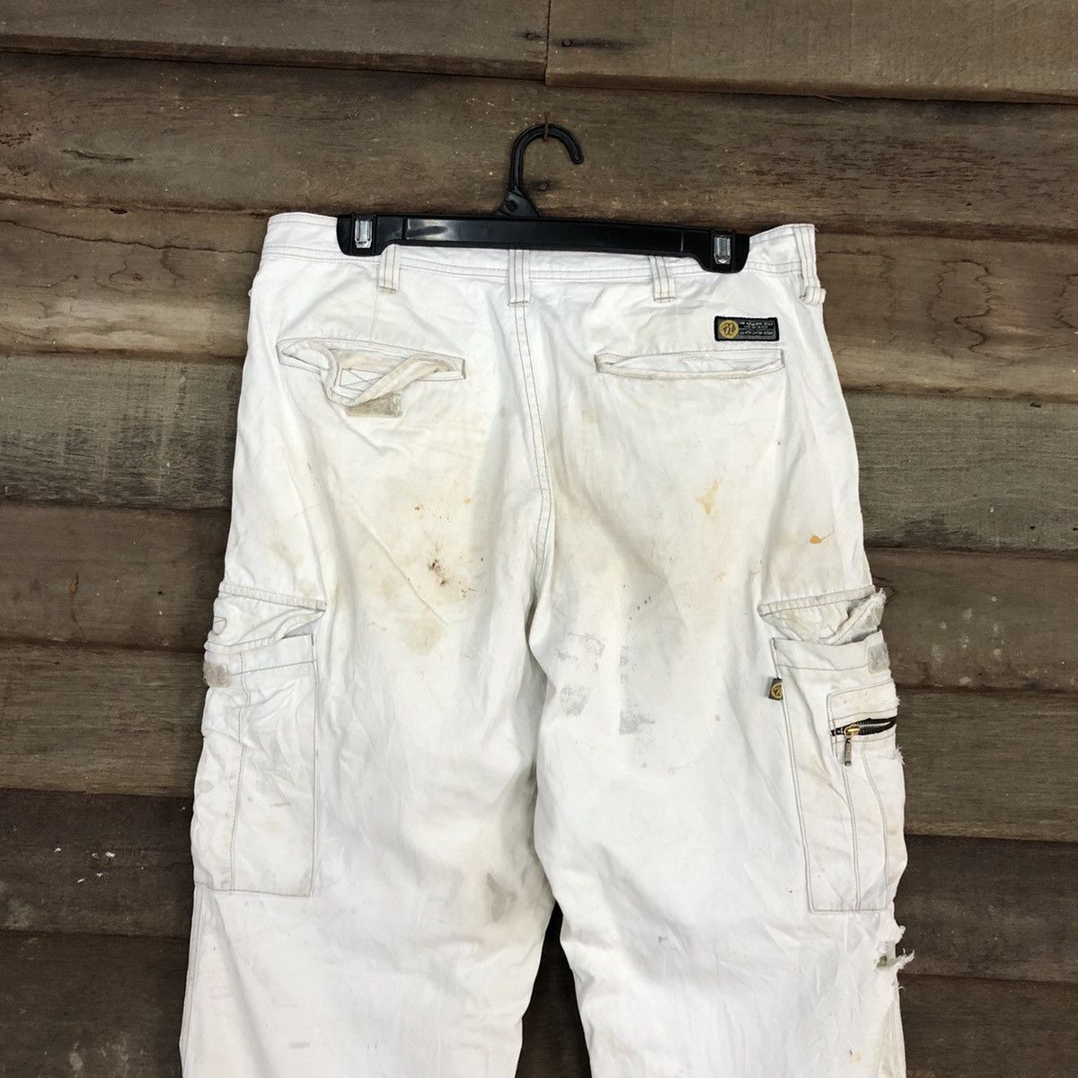Japanese Brand Evolution Workwear dirty thrased utility Cargo Pants #c964 Size US 30 / EU 46 - 11 Thumbnail