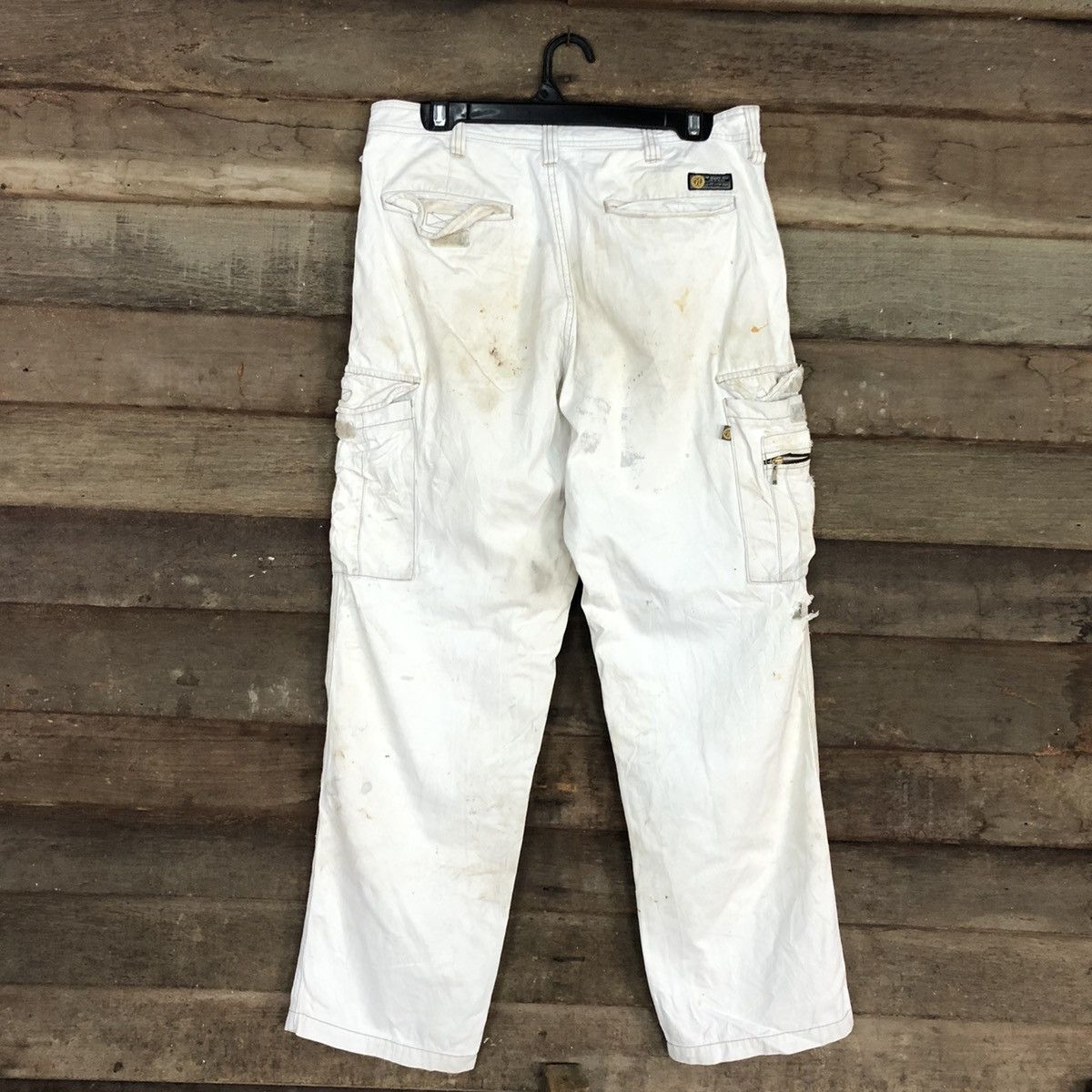 Japanese Brand Evolution Workwear dirty thrased utility Cargo Pants #c964 Size US 30 / EU 46 - 10 Thumbnail
