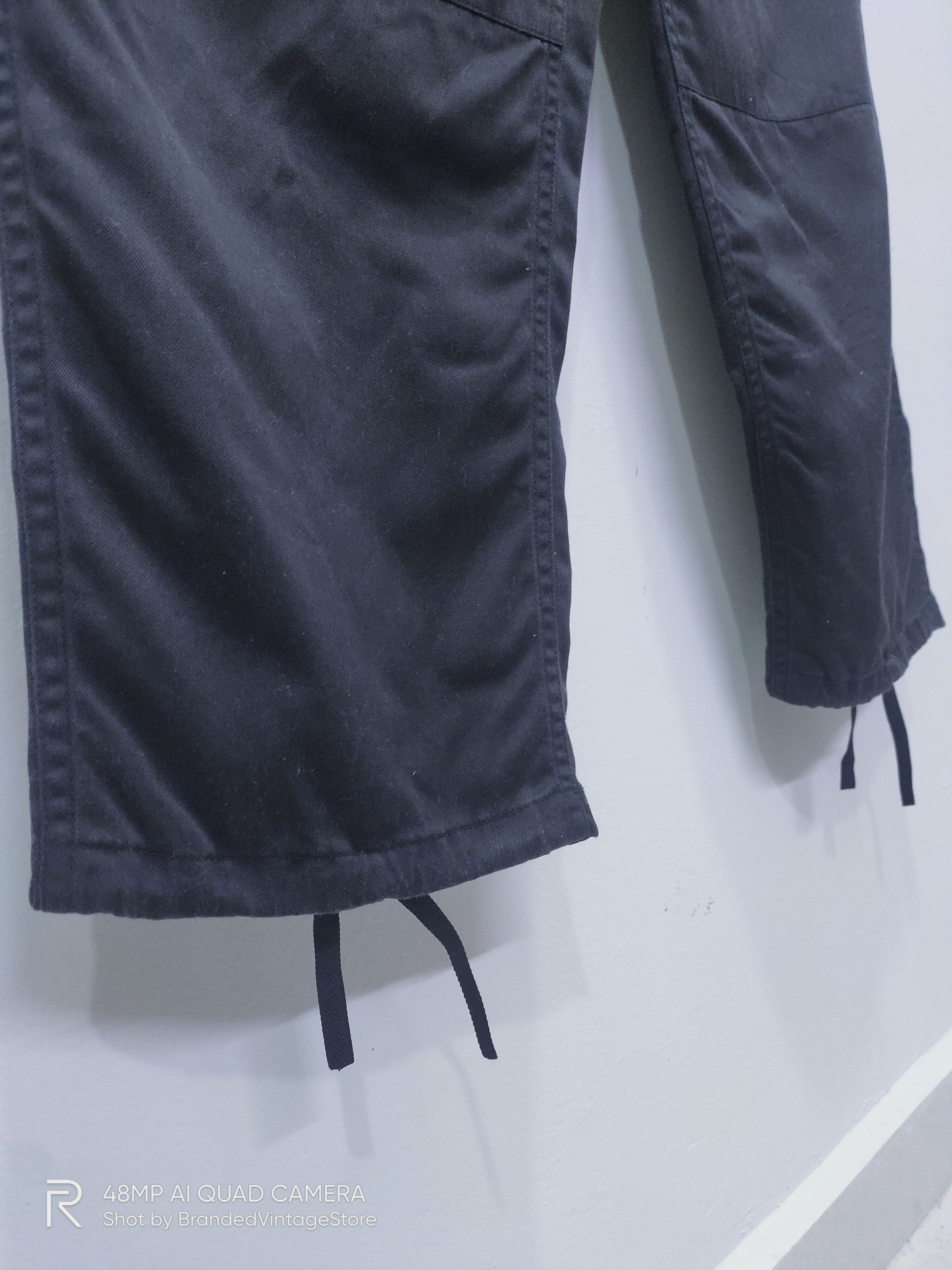 Japanese Brand DoubleKnee Bondage Buckle Waist Pullover Trouser Cargo Pant Size US 32 / EU 48 - 9 Thumbnail