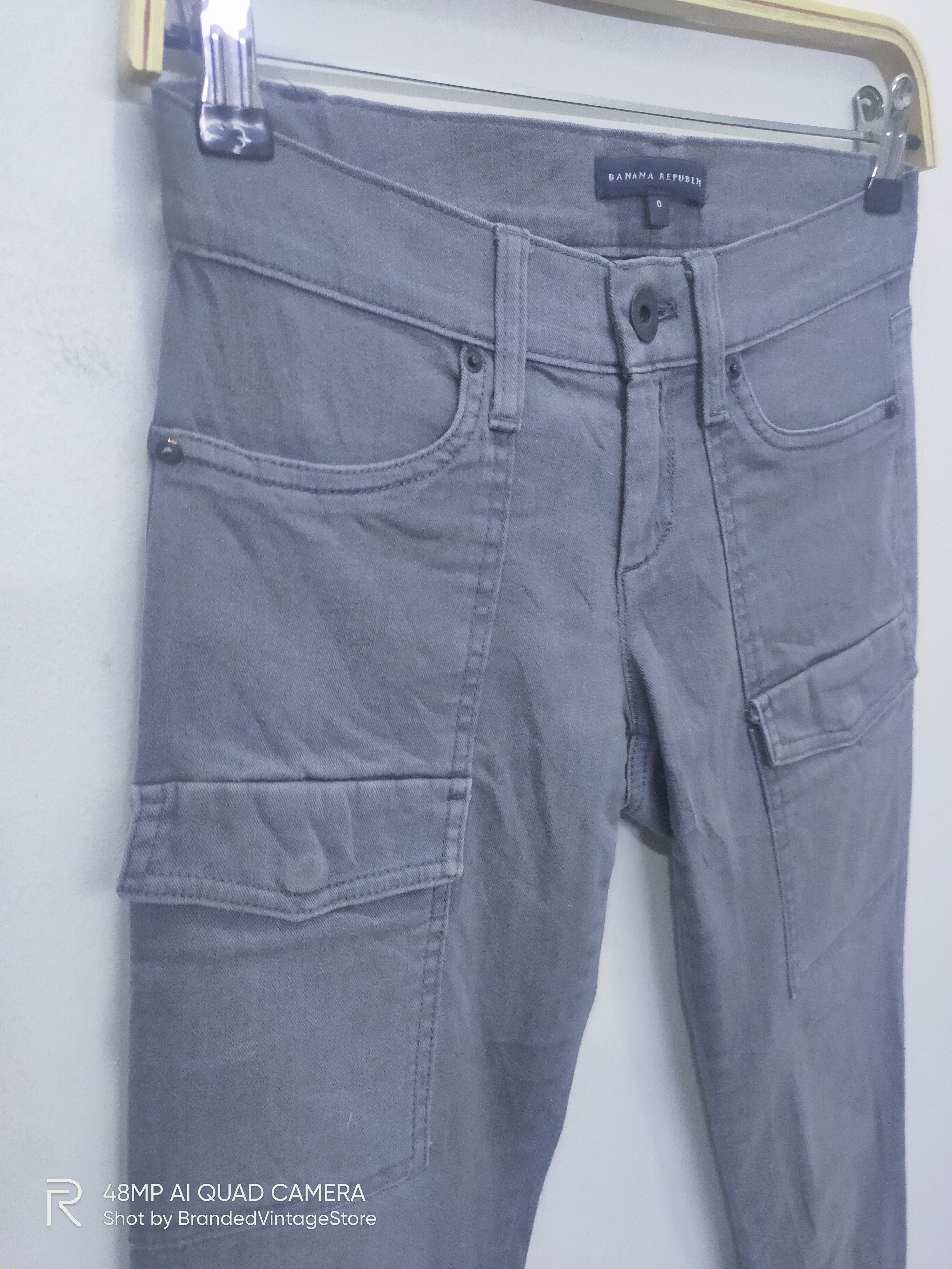 Banana Republic × Japanese Brand × Seditionaries BANANA REPUBLIC Kid Skinny Patchwork Multipocket Cargo Pant Size 27" / US 4 / IT 40 - 6 Thumbnail