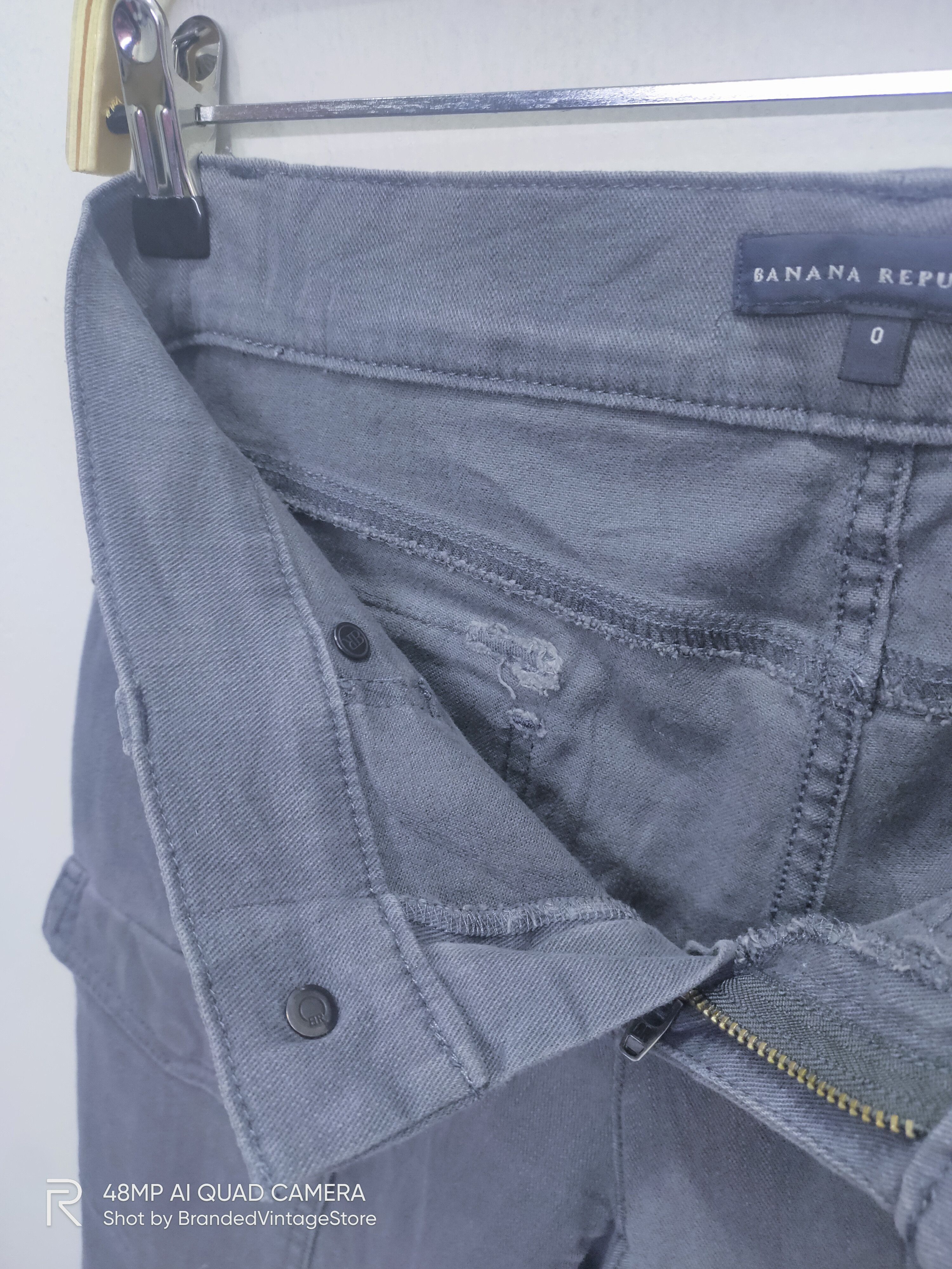 Banana Republic × Japanese Brand × Seditionaries BANANA REPUBLIC Kid Skinny Patchwork Multipocket Cargo Pant Size 27" / US 4 / IT 40 - 14 Thumbnail