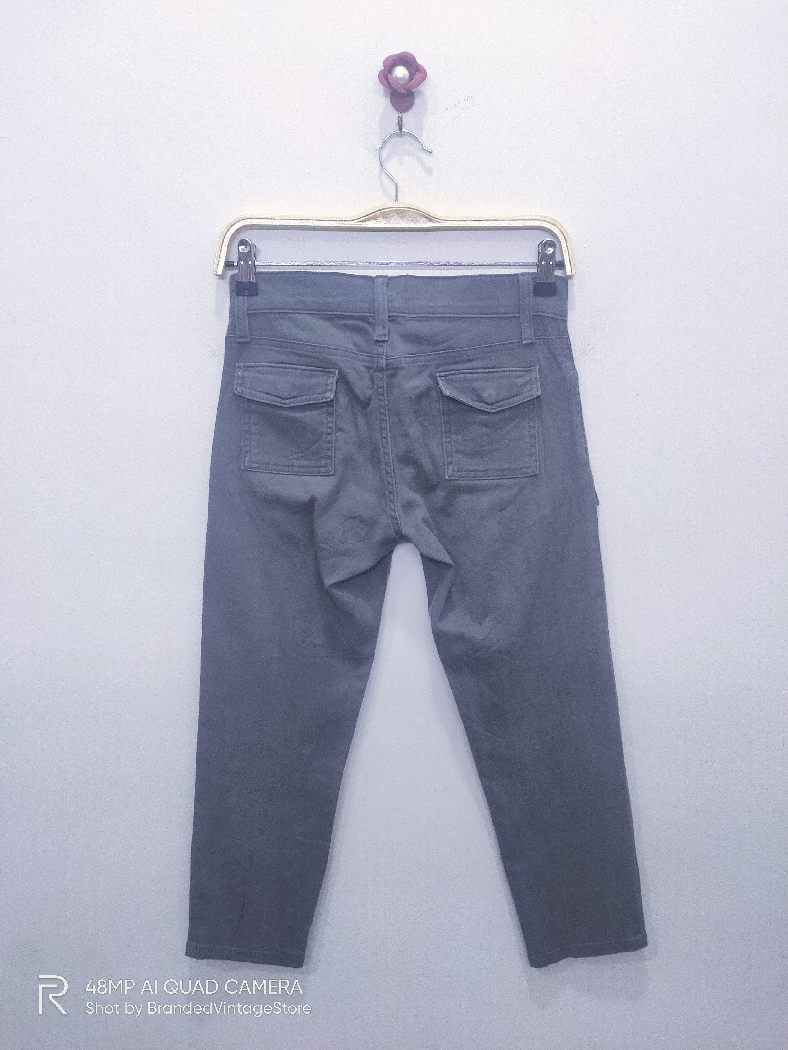 Banana Republic × Japanese Brand × Seditionaries BANANA REPUBLIC Kid Skinny Patchwork Multipocket Cargo Pant Size 27" / US 4 / IT 40 - 2 Thumbnail