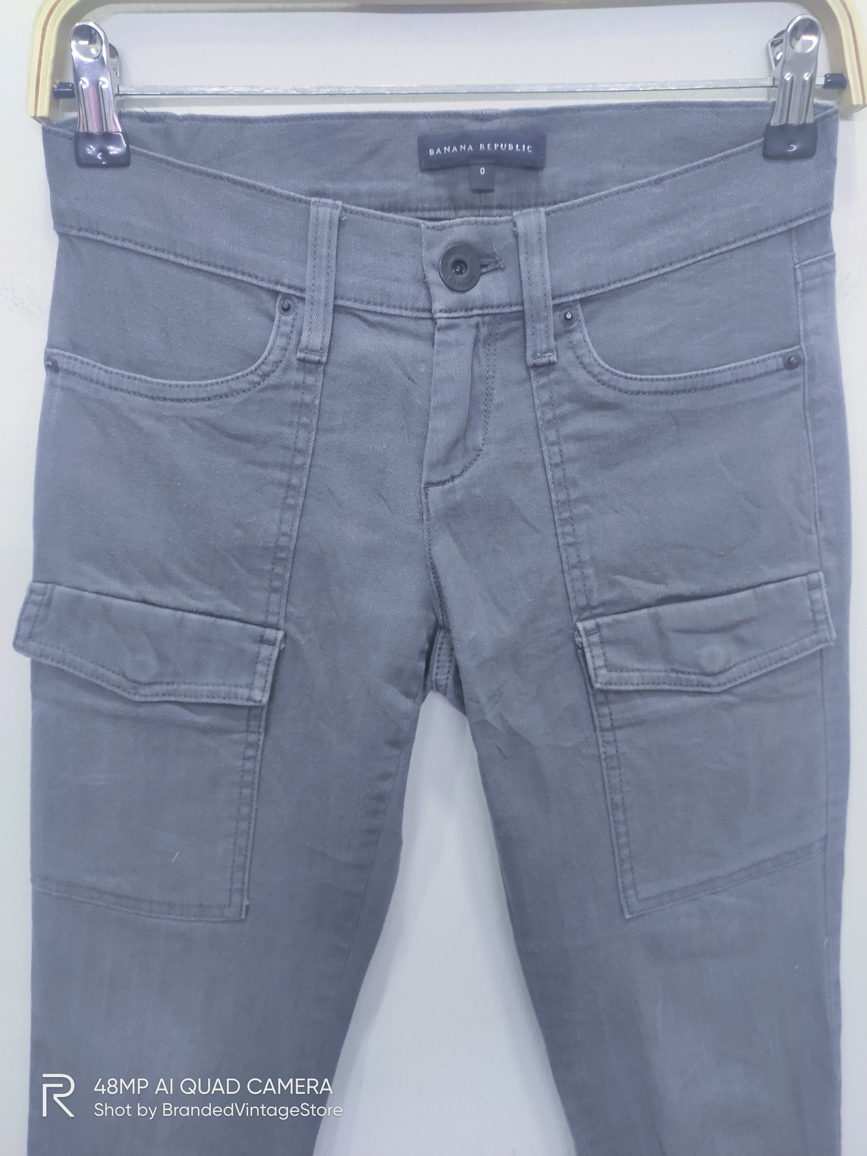 Banana Republic × Japanese Brand × Seditionaries BANANA REPUBLIC Kid Skinny Patchwork Multipocket Cargo Pant Size 27" / US 4 / IT 40 - 4 Thumbnail