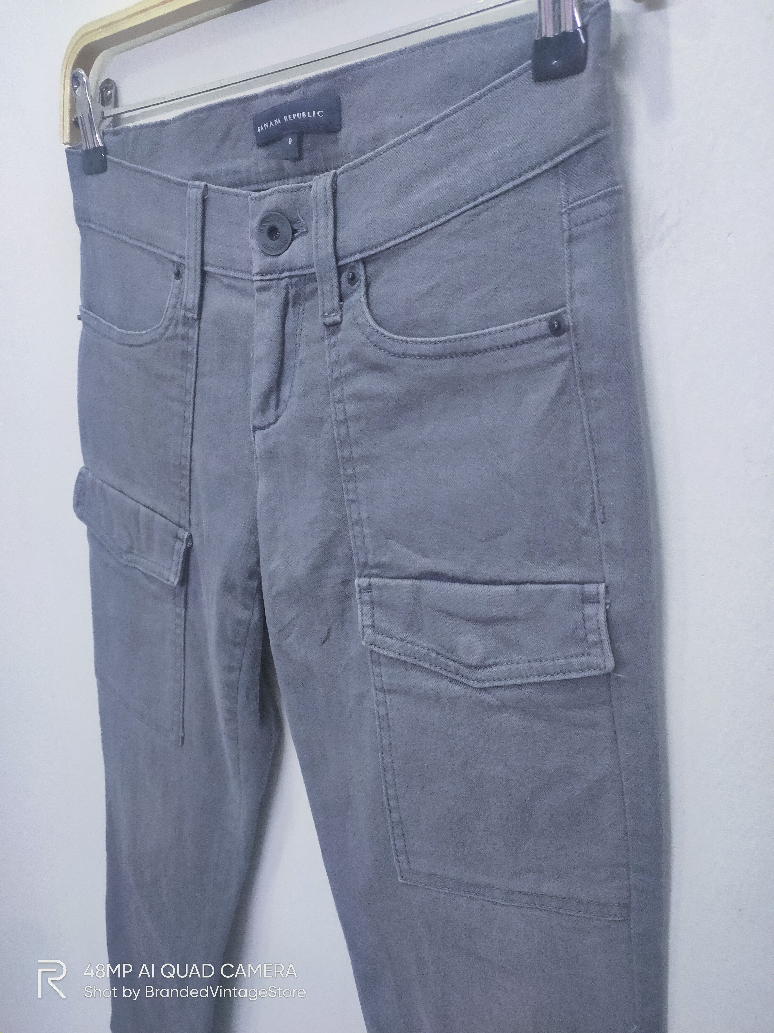 Banana Republic × Japanese Brand × Seditionaries BANANA REPUBLIC Kid Skinny Patchwork Multipocket Cargo Pant Size 27" / US 4 / IT 40 - 8 Thumbnail