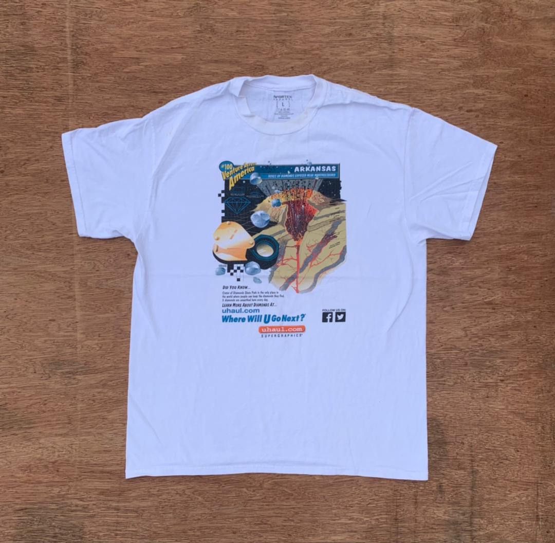 image of Vintage Tee D - 11 in White, Men's (Size Large)