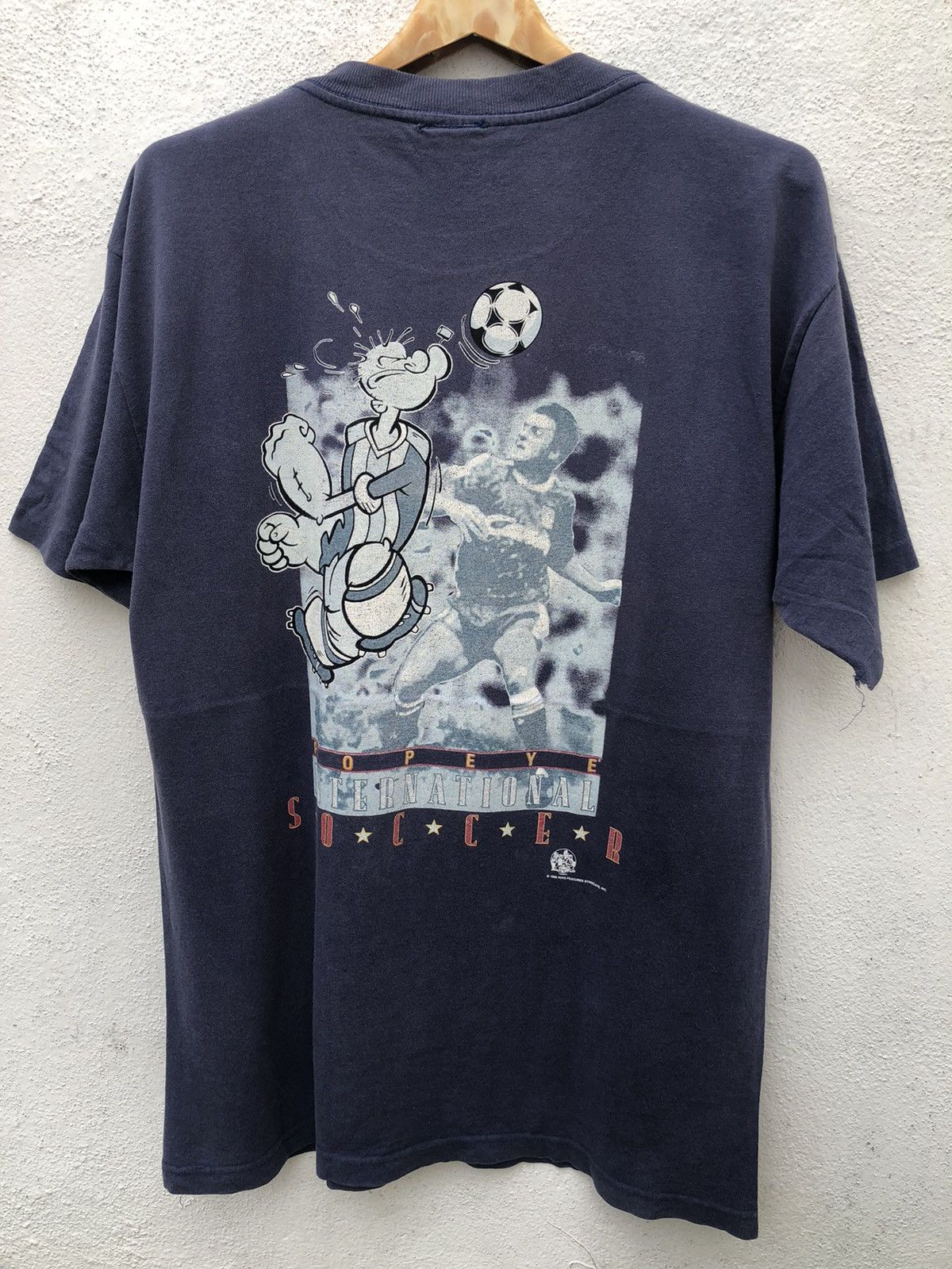 Cartoon Network × Vintage Vintage Popeye soccer tee Maradona Size US L / EU 52-54 / 3 - 2 Thumbnail
