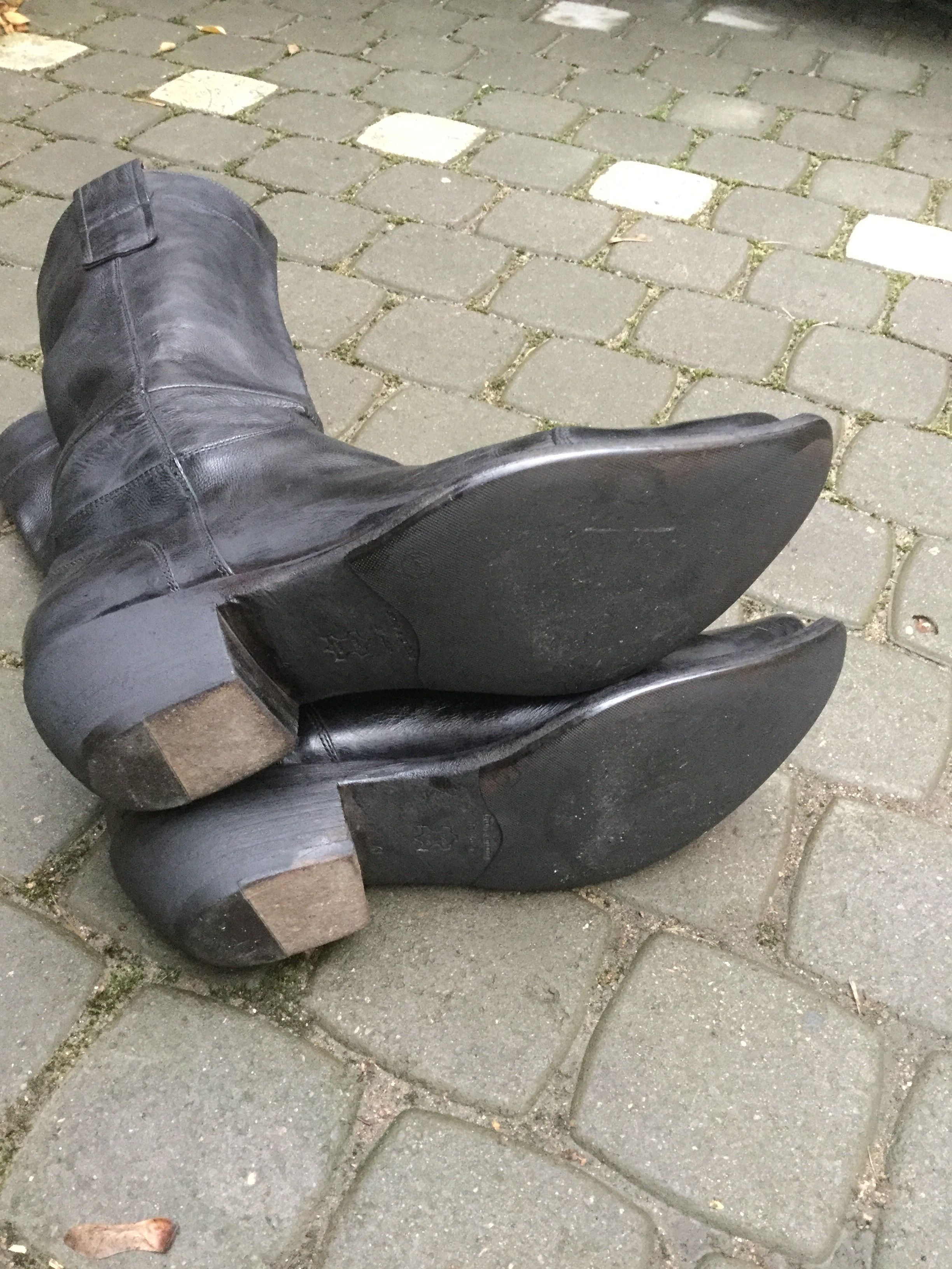 Gianni Barbato Black cowboy boots.Like Saint Laurent or Vetements Size US 9 / EU 42 - 6 Thumbnail
