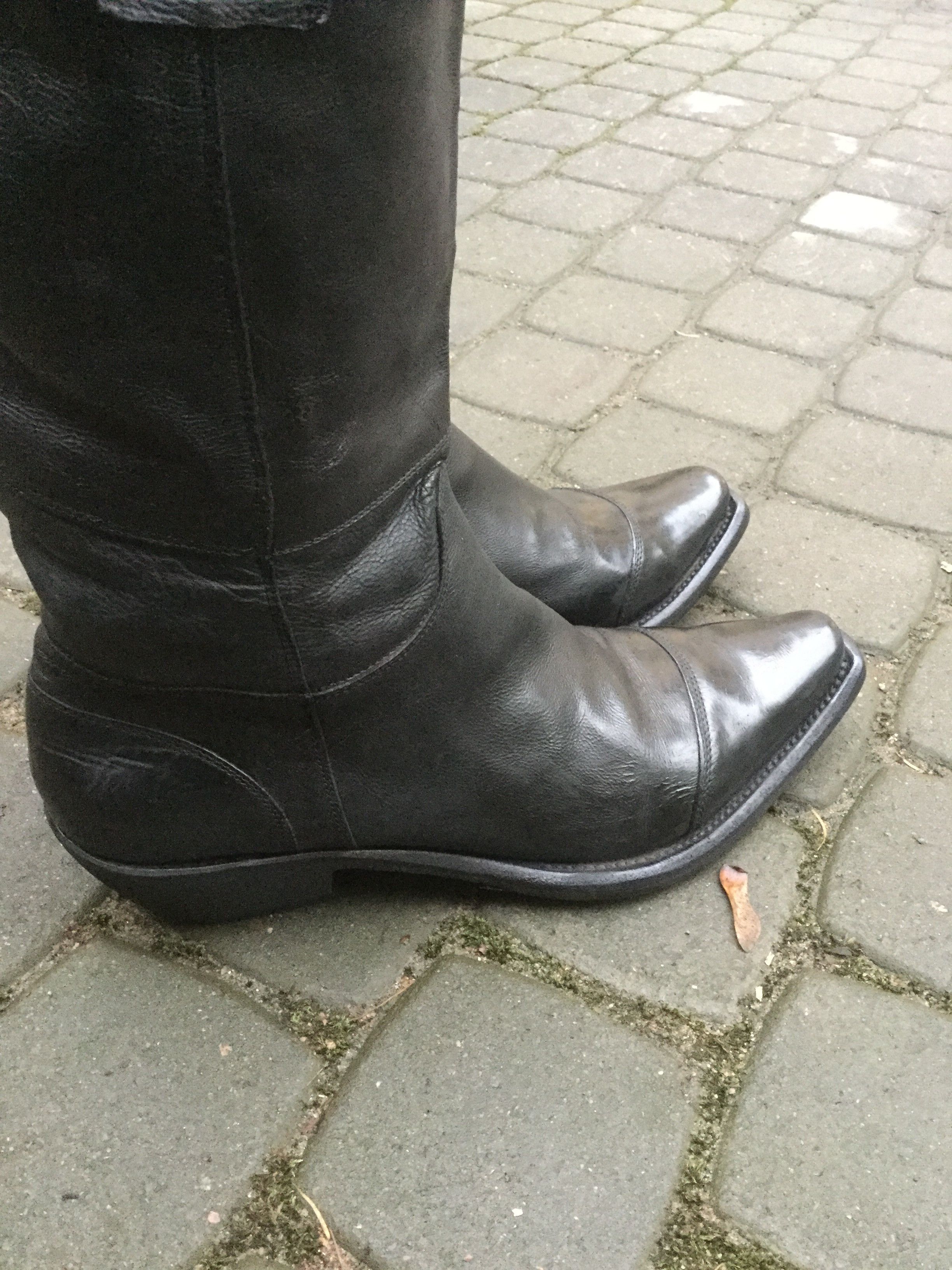 Gianni Barbato Black cowboy boots.Like Saint Laurent or Vetements Size US 9 / EU 42 - 4 Thumbnail