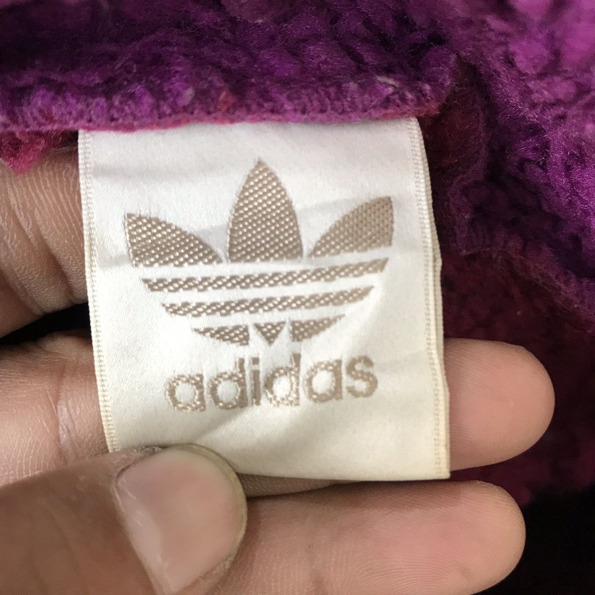 Adidas Made In Japan Vintage Adidas Trefoil Zipper Fleece Sweater Size US L / EU 52-54 / 3 - 5 Thumbnail