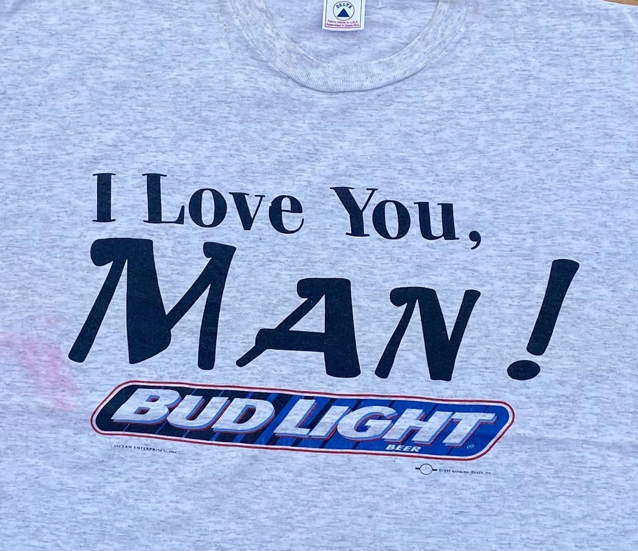 Budweiser × Vintage vintage tee D - 21 Bud Light Size US XL / EU 56 / 4 - 2 Thumbnail