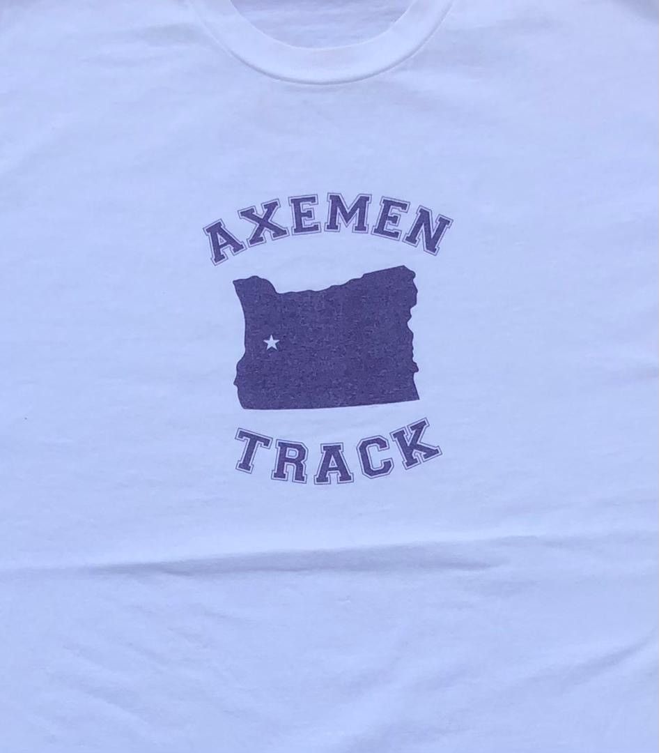 Vintage vintage tee AXEMAN TRACK B5 Size US XL / EU 56 / 4 - 2 Thumbnail