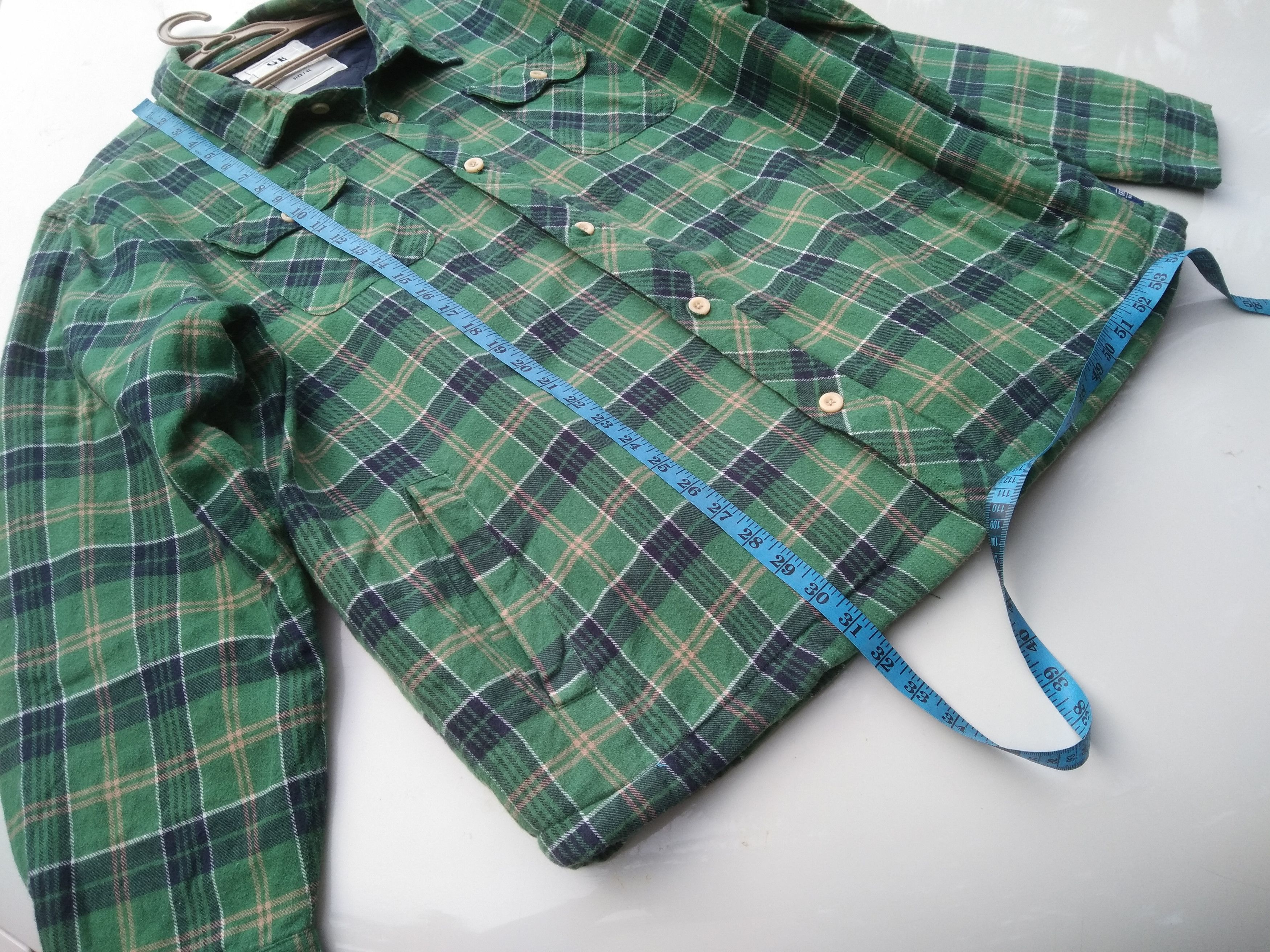 Flannel × Japanese Brand GOLDEN EAGLES MEN'S FLANNEL JACKET Size US XL / EU 56 / 4 - 17 Thumbnail