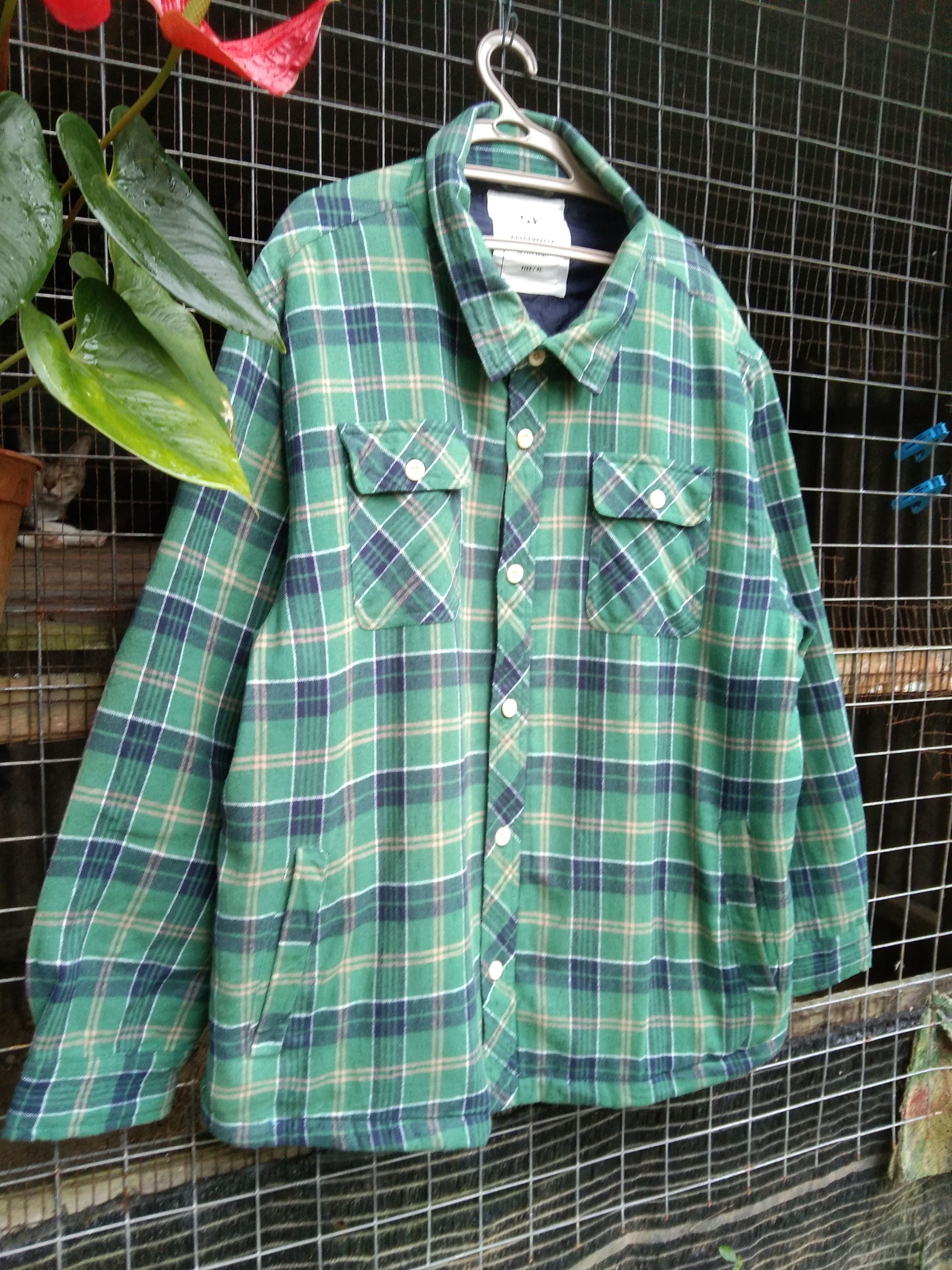 Flannel × Japanese Brand GOLDEN EAGLES MEN'S FLANNEL JACKET Size US XL / EU 56 / 4 - 4 Thumbnail