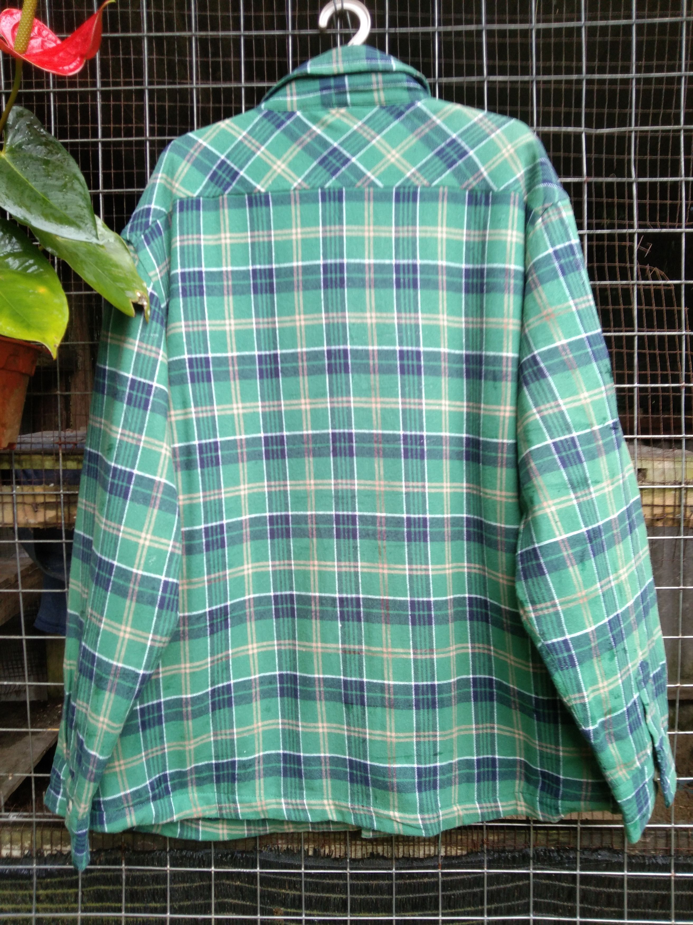 Flannel × Japanese Brand GOLDEN EAGLES MEN'S FLANNEL JACKET Size US XL / EU 56 / 4 - 11 Thumbnail