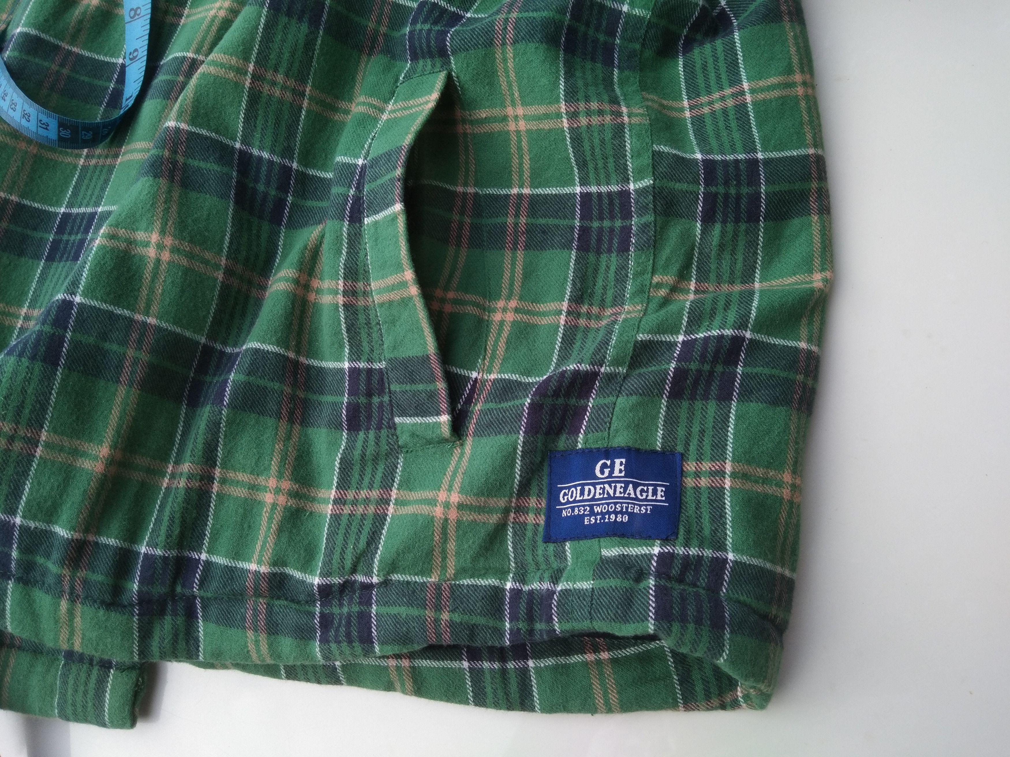 Flannel × Japanese Brand GOLDEN EAGLES MEN'S FLANNEL JACKET Size US XL / EU 56 / 4 - 16 Thumbnail