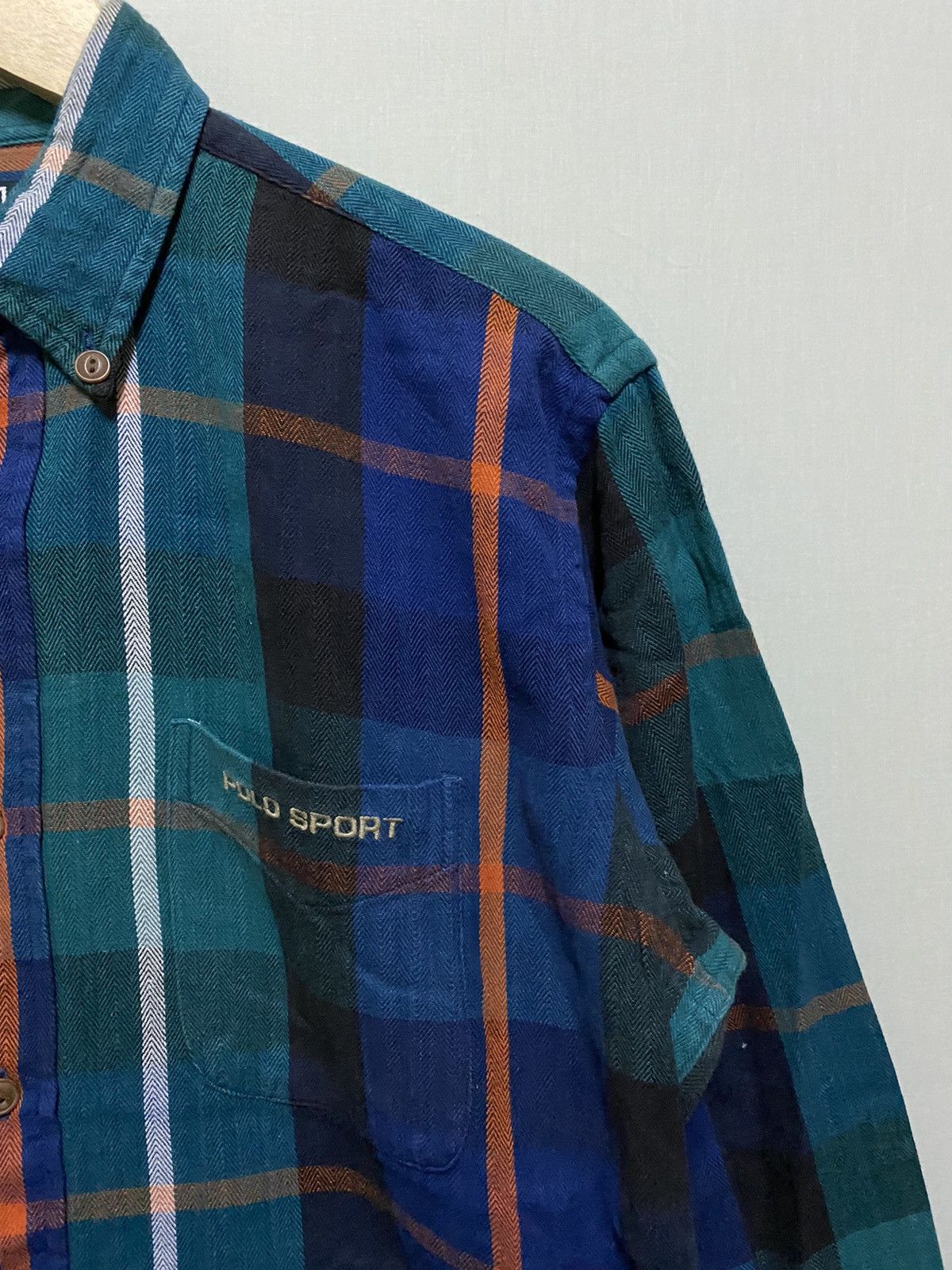 Polo Ralph Lauren Polo Sport Ralph Lauren Flannel Shirt Size US L / EU 52-54 / 3 - 3 Thumbnail