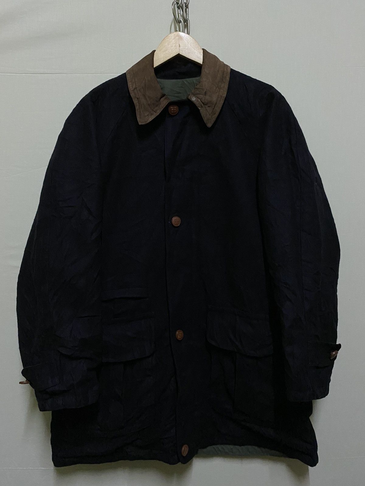 DAKS Daks London Reversible Jacket Collar Leather Lining Size US S / EU 44-46 / 1 - 1 Thumbnail