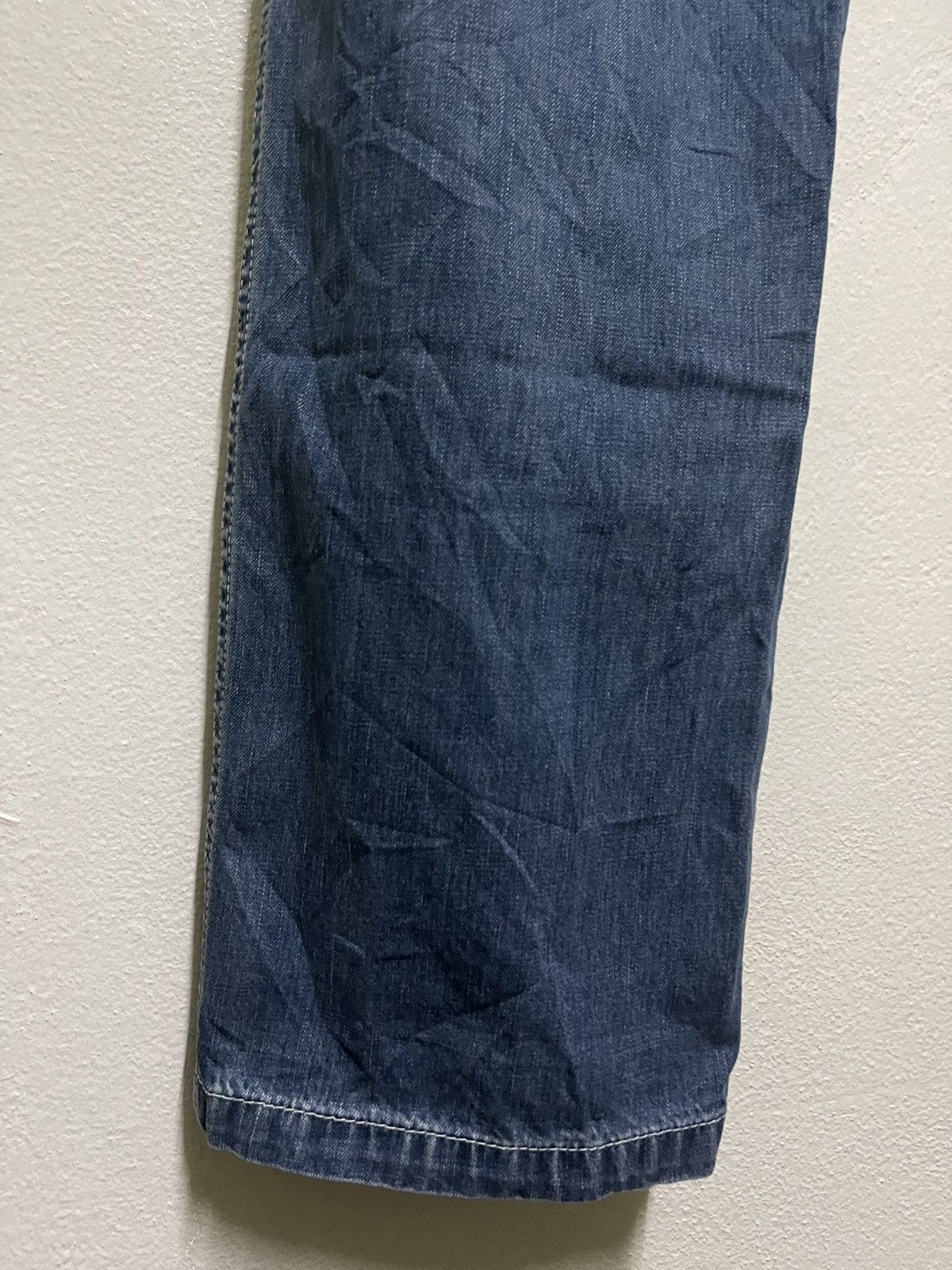 CABANE de ZUCCa × Issey Miyake × Japanese Brand Zucca Asymmetrical Waist Jeans Size US 31 - 11 Thumbnail