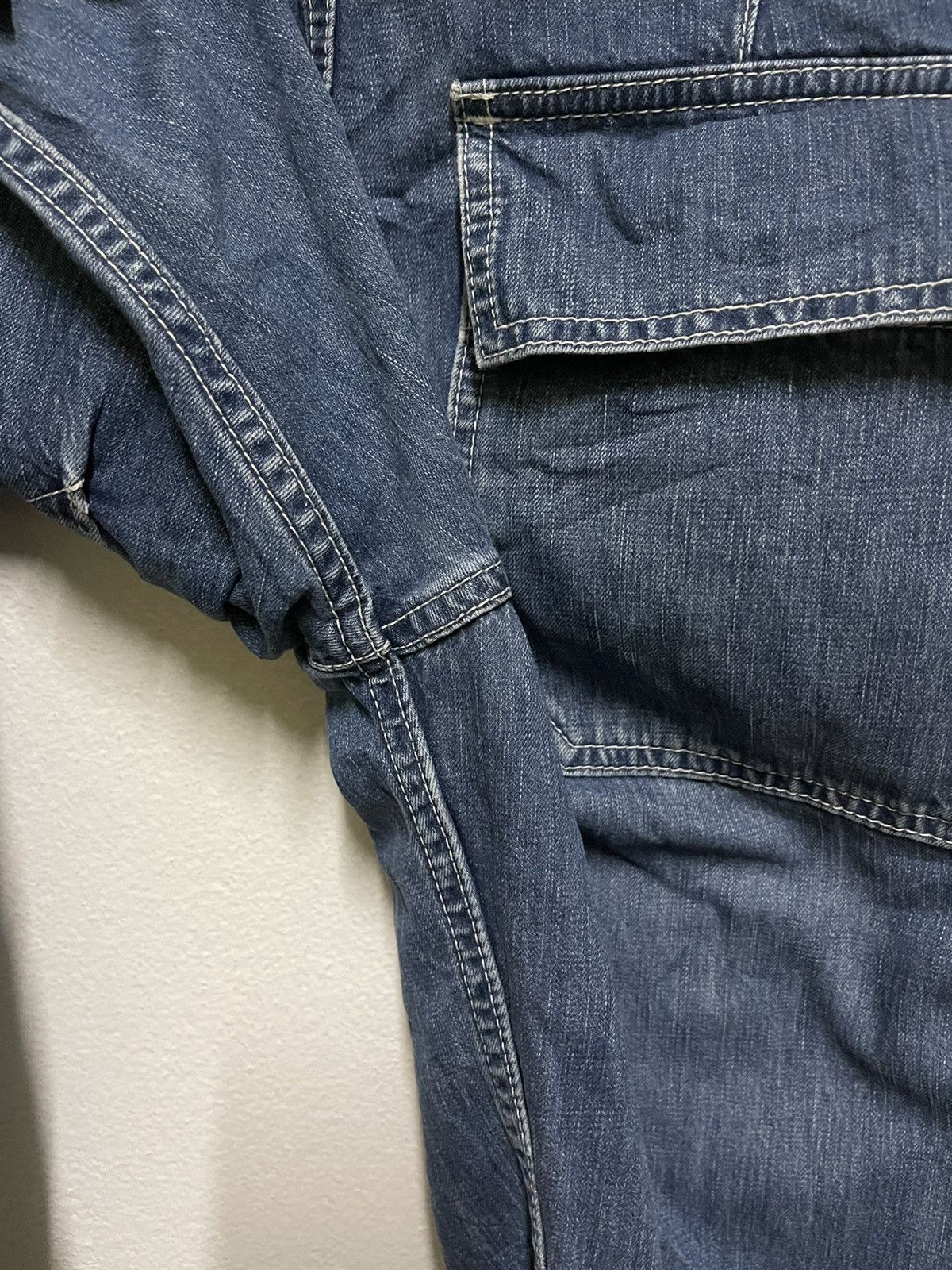 CABANE de ZUCCa × Issey Miyake × Japanese Brand Zucca Asymmetrical Waist Jeans Size US 31 - 14 Thumbnail