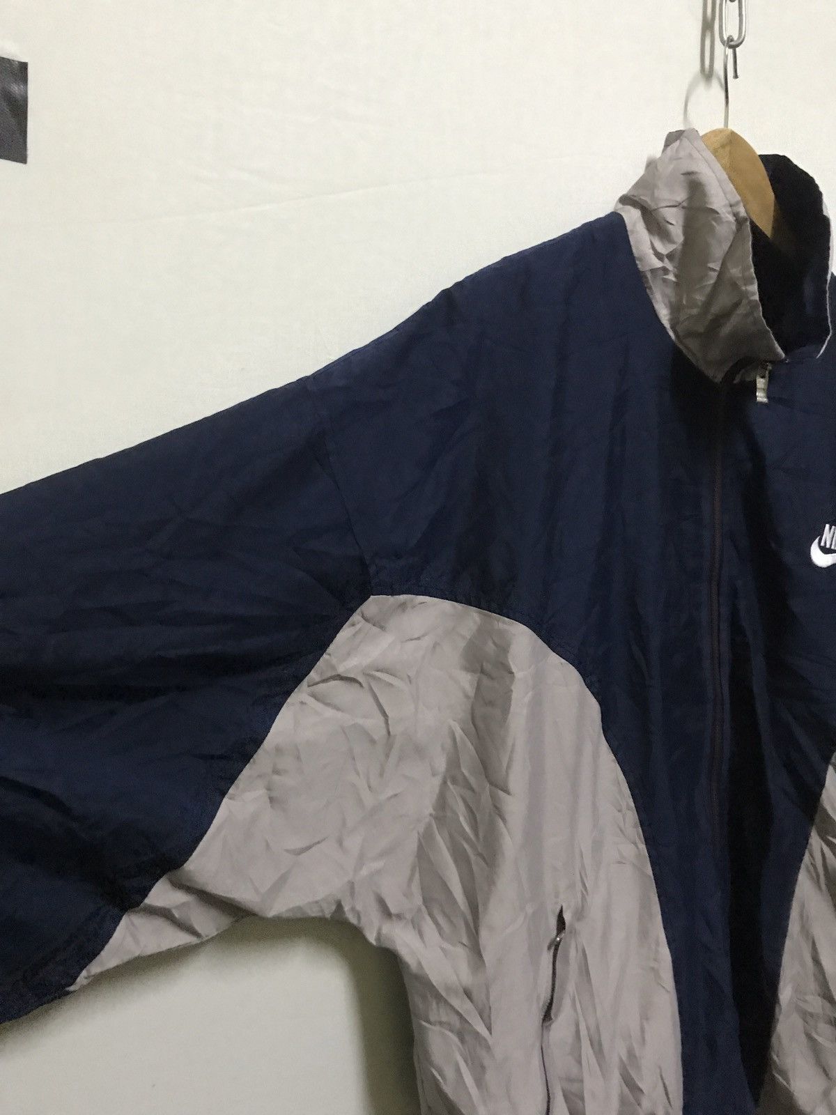 Nike × Vintage Vintage 90s Nike Windbreaker Size US XL / EU 56 / 4 - 3 Thumbnail