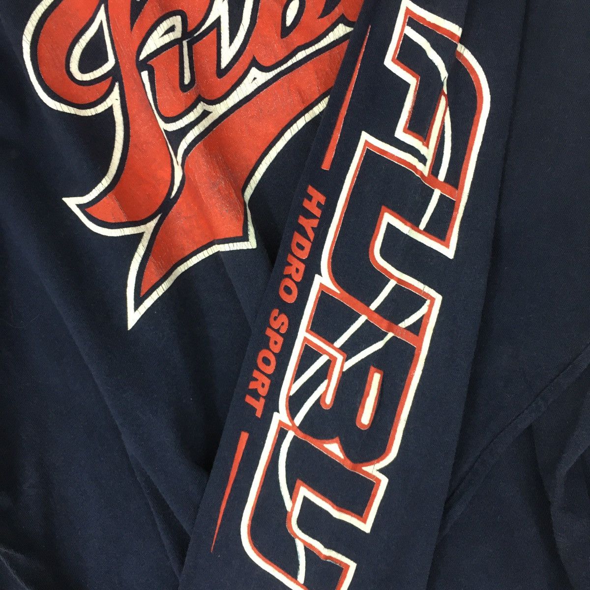 Fubu × Vintage Rare Vintage Fubu Spellout Long Sleeve Tshirt Size US XL / EU 56 / 4 - 4 Thumbnail