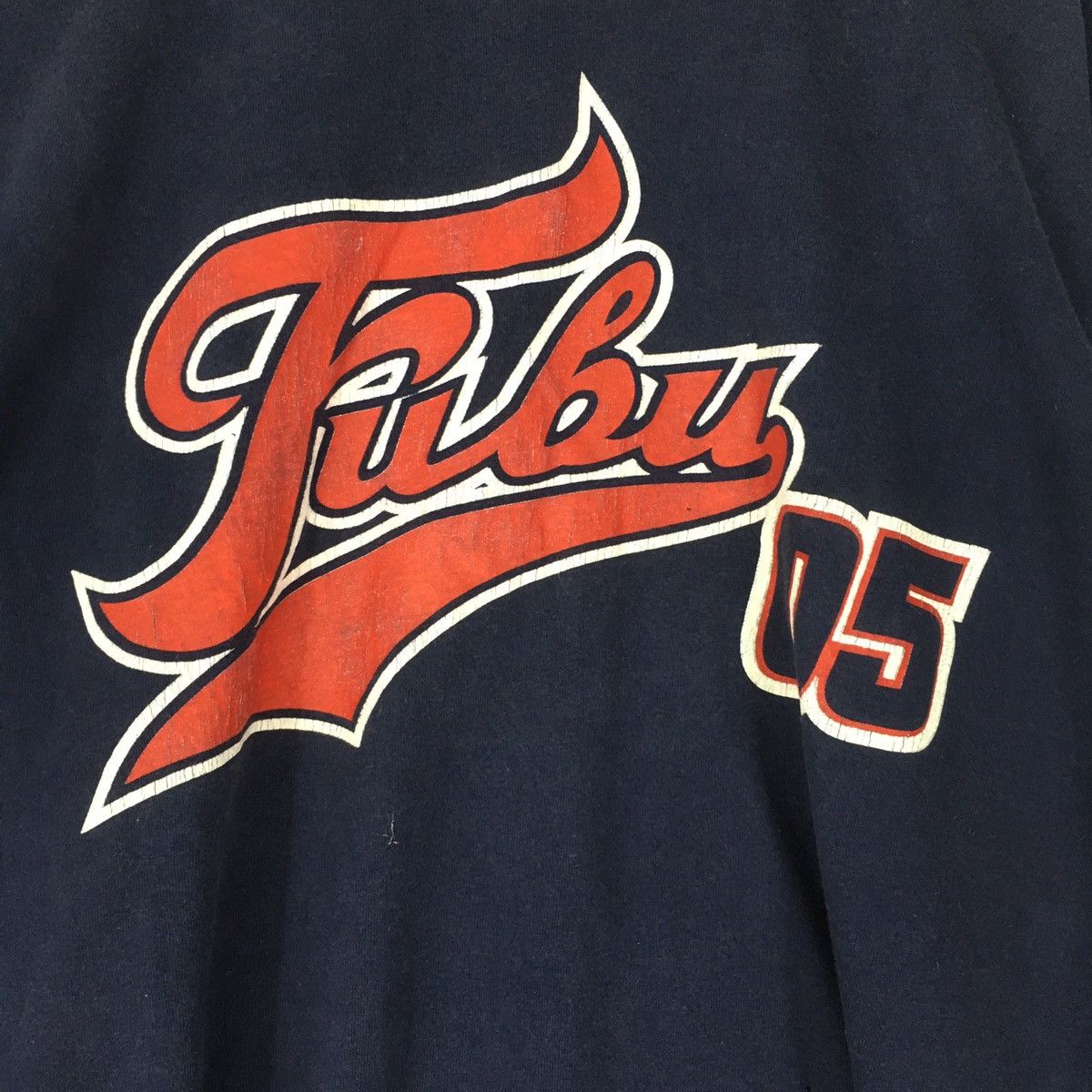Fubu × Vintage Rare Vintage Fubu Spellout Long Sleeve Tshirt Size US XL / EU 56 / 4 - 3 Thumbnail