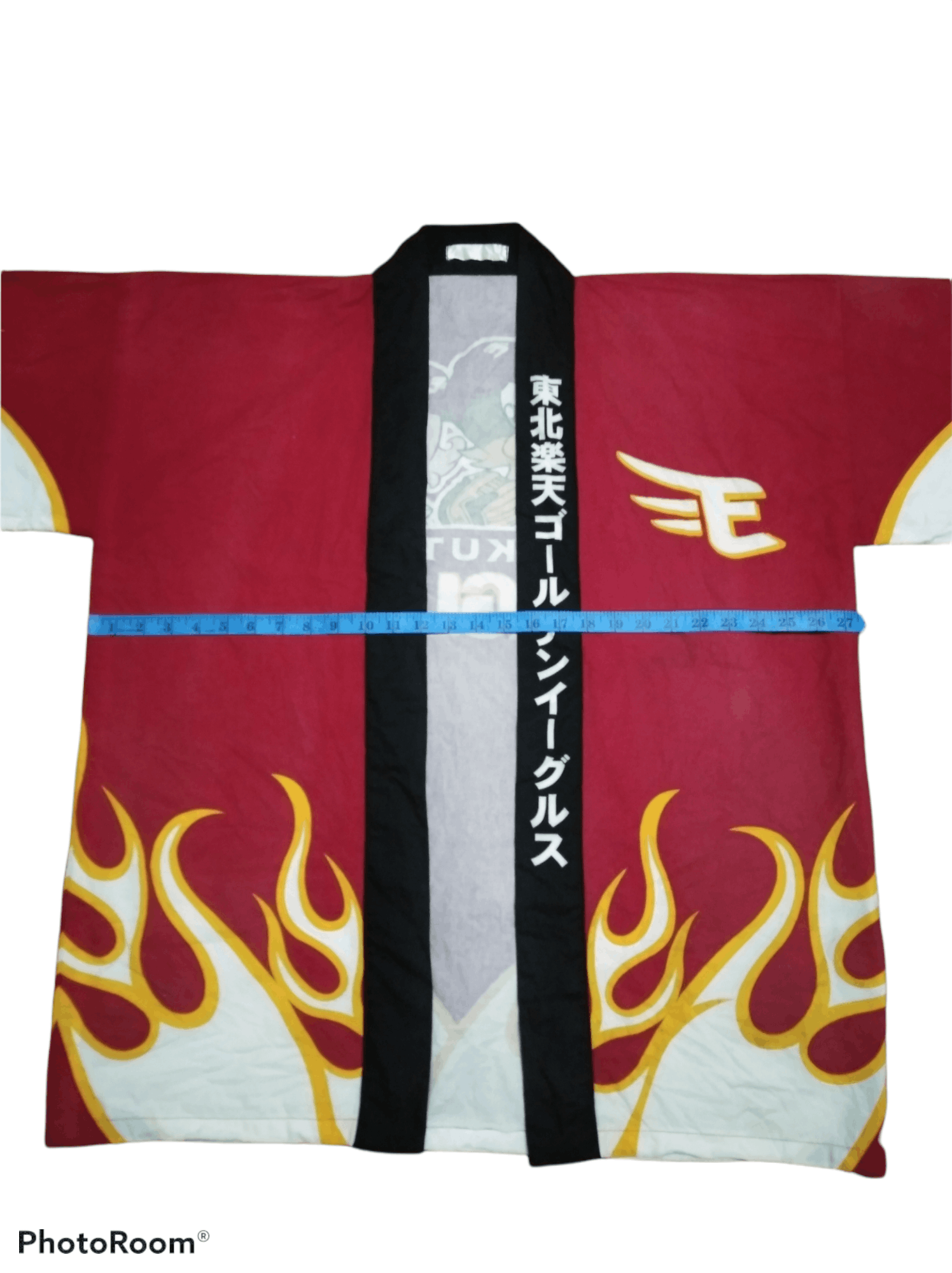 Japanese Brand RAKUTEN EAGLES FLAMING TRADITIONAL MEN'S KIMONO Size US L / EU 52-54 / 3 - 4 Thumbnail