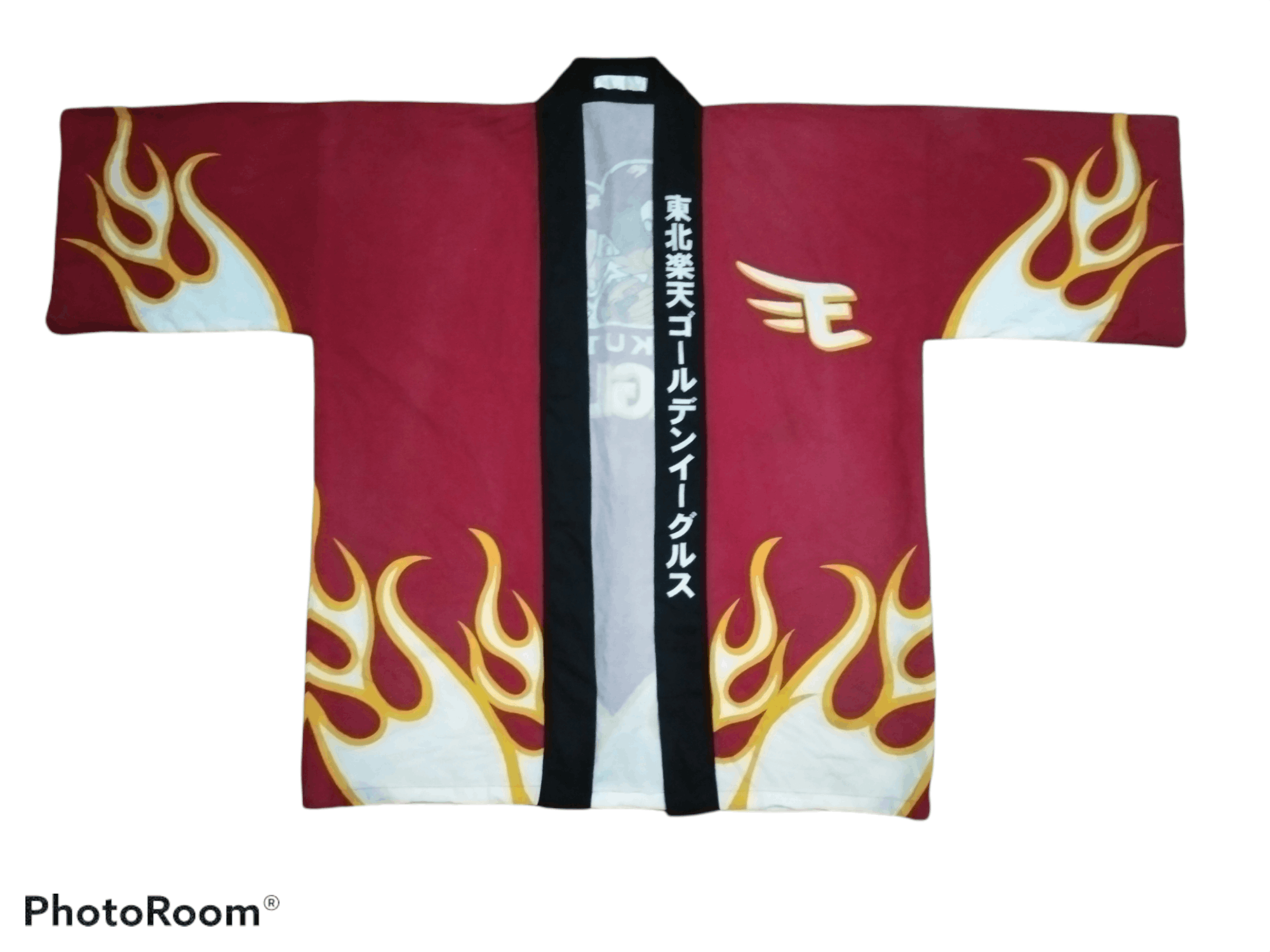 Japanese Brand RAKUTEN EAGLES FLAMING TRADITIONAL MEN'S KIMONO Size US L / EU 52-54 / 3 - 2 Thumbnail