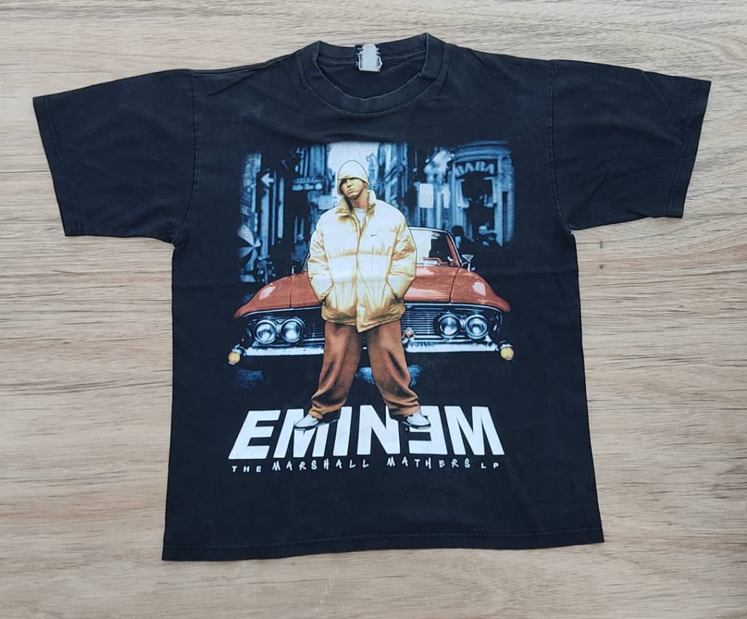 Rap Tees × Vintage Vintage Tee Eminem ( A 15 ) Size US L / EU 52-54 / 3 - 1 Thumbnail