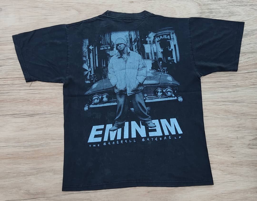 Rap Tees × Vintage Vintage Tee Eminem ( A 15 ) Size US L / EU 52-54 / 3 - 3 Thumbnail