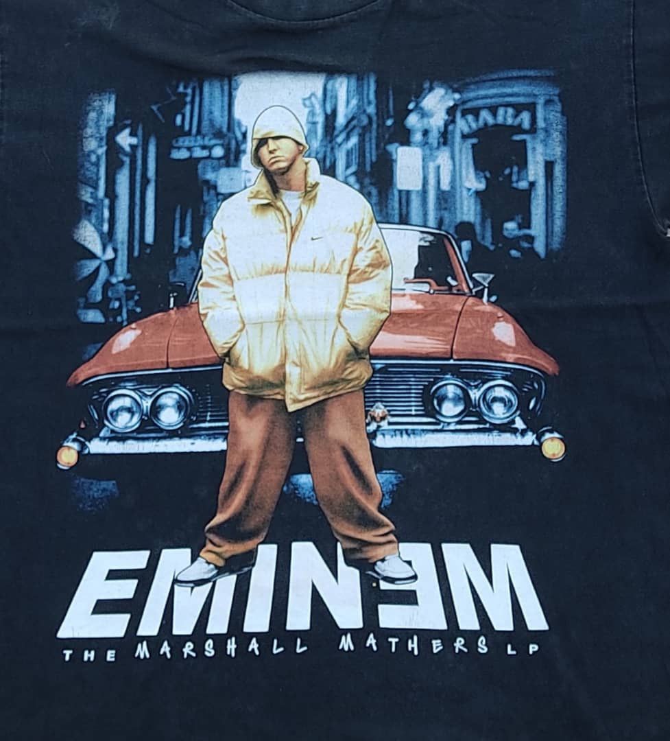 Rap Tees × Vintage Vintage Tee Eminem ( A 15 ) Size US L / EU 52-54 / 3 - 2 Thumbnail