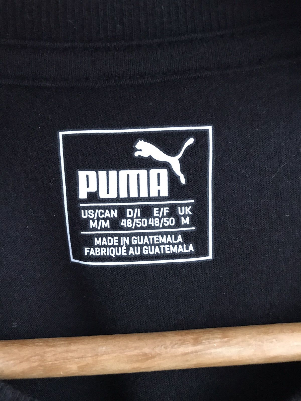 Puma Puma Logo Print Front And Back Black T-shirt Size US M / EU 48-50 / 2 - 3 Thumbnail
