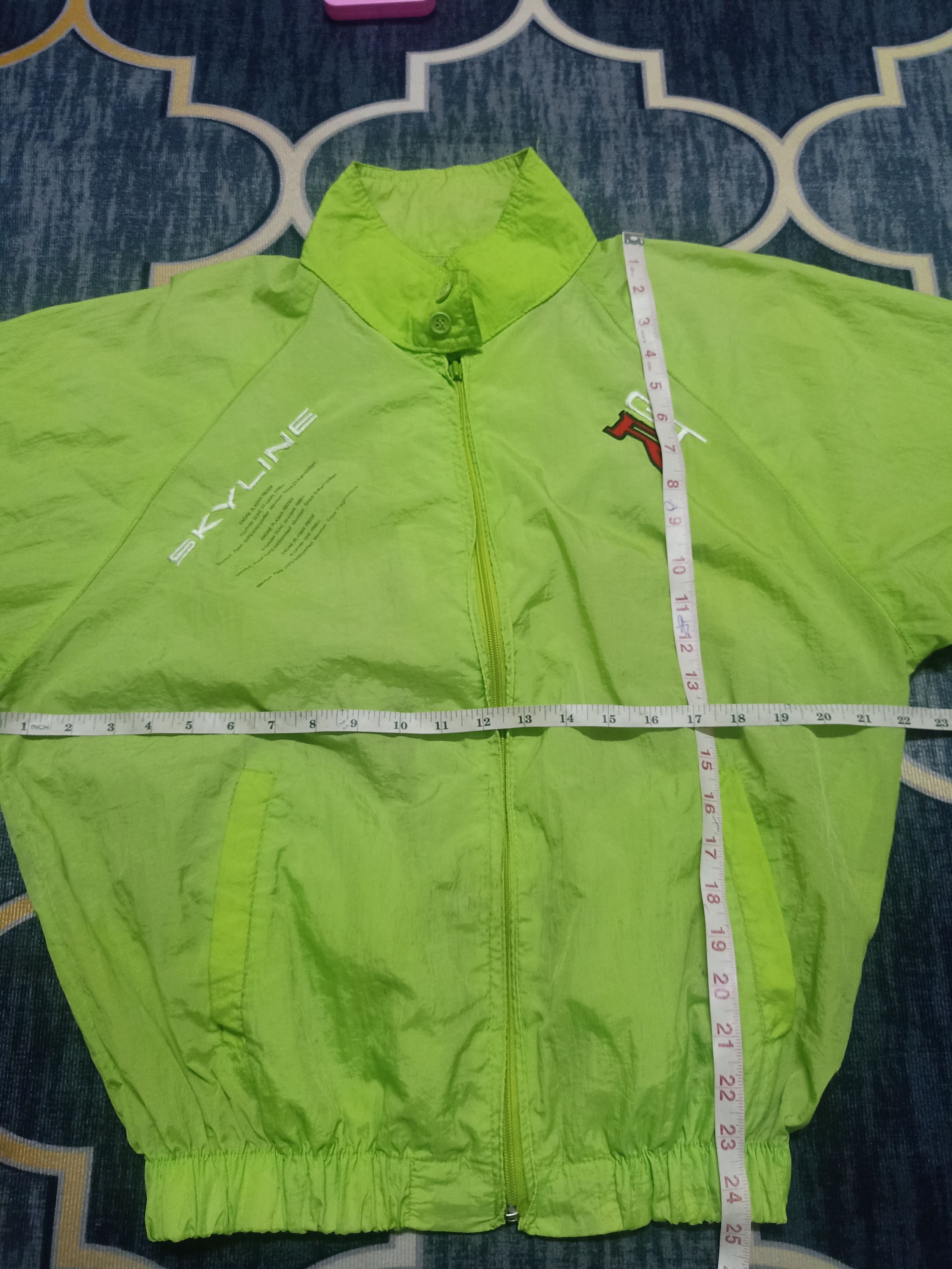 Issey Miyake × Sports Specialties Vtg Issey Miyake Skyline GTR Neon windbreaker jacket Size US M / EU 48-50 / 2 - 5 Thumbnail