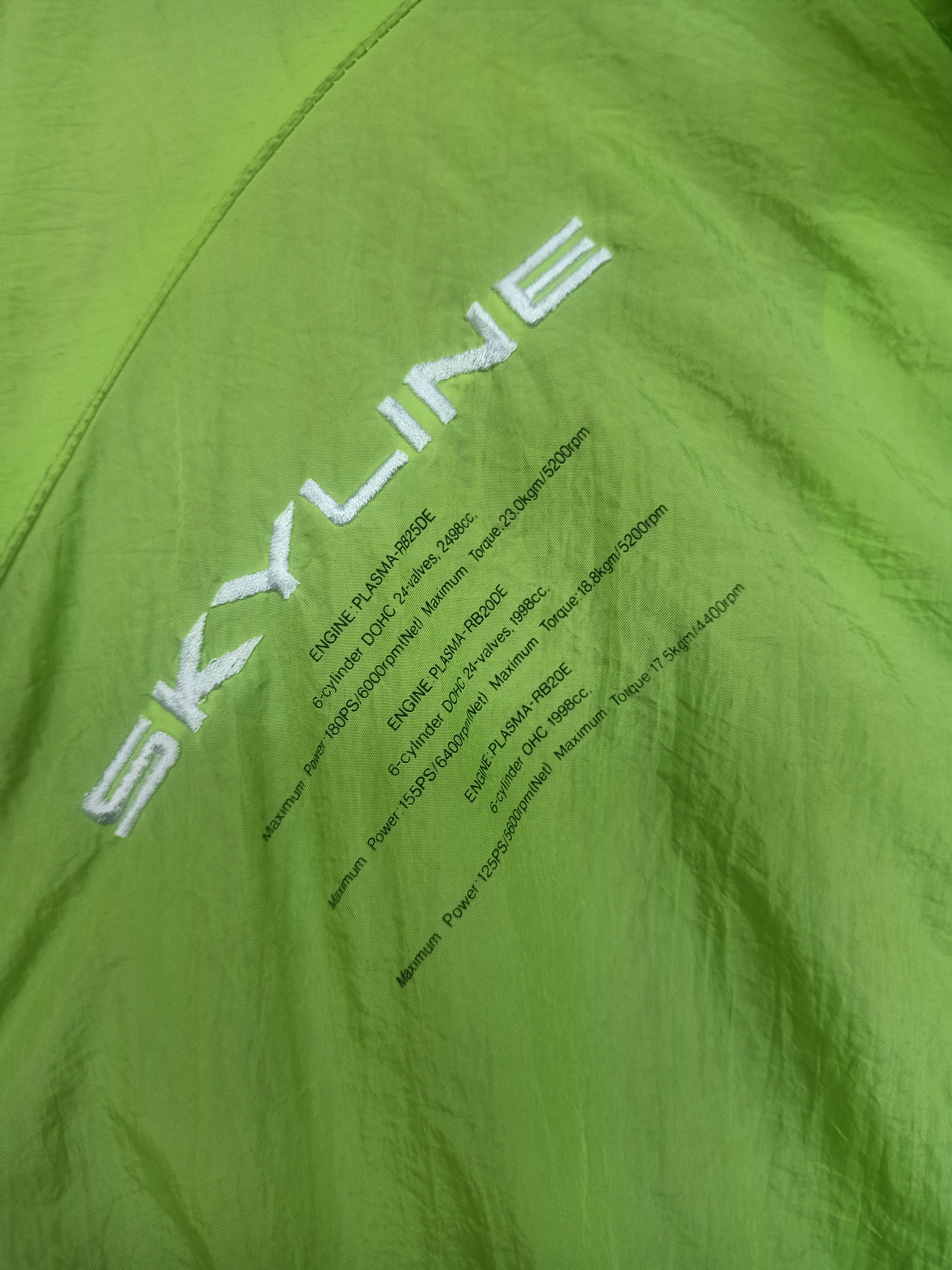 Issey Miyake × Sports Specialties Vtg Issey Miyake Skyline GTR Neon windbreaker jacket Size US M / EU 48-50 / 2 - 3 Thumbnail