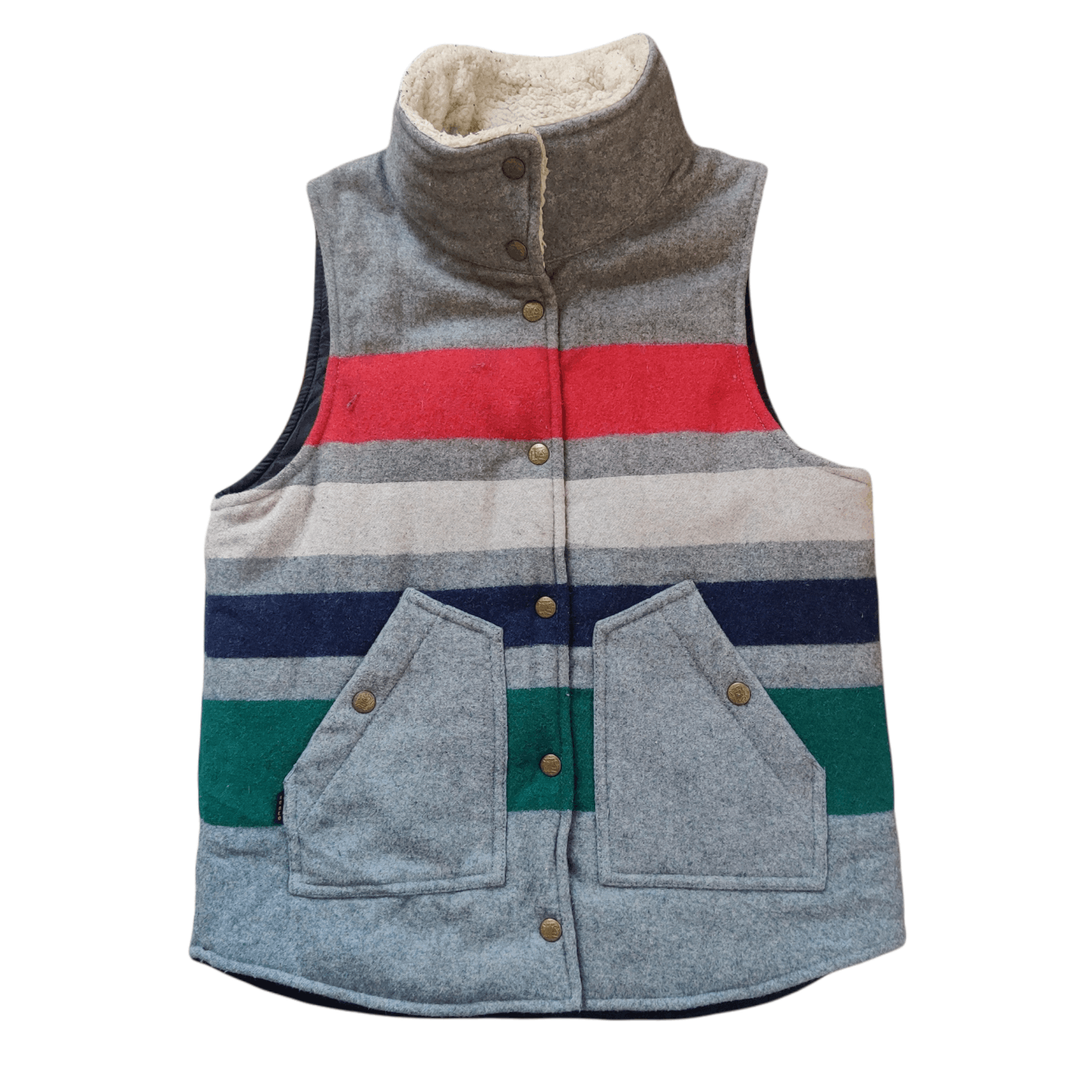 Japanese Brand Vintage Rodeo Crowns Fleece Sherpa Vest Nice Design Size US XS / EU 42 / 0 - 1 Thumbnail
