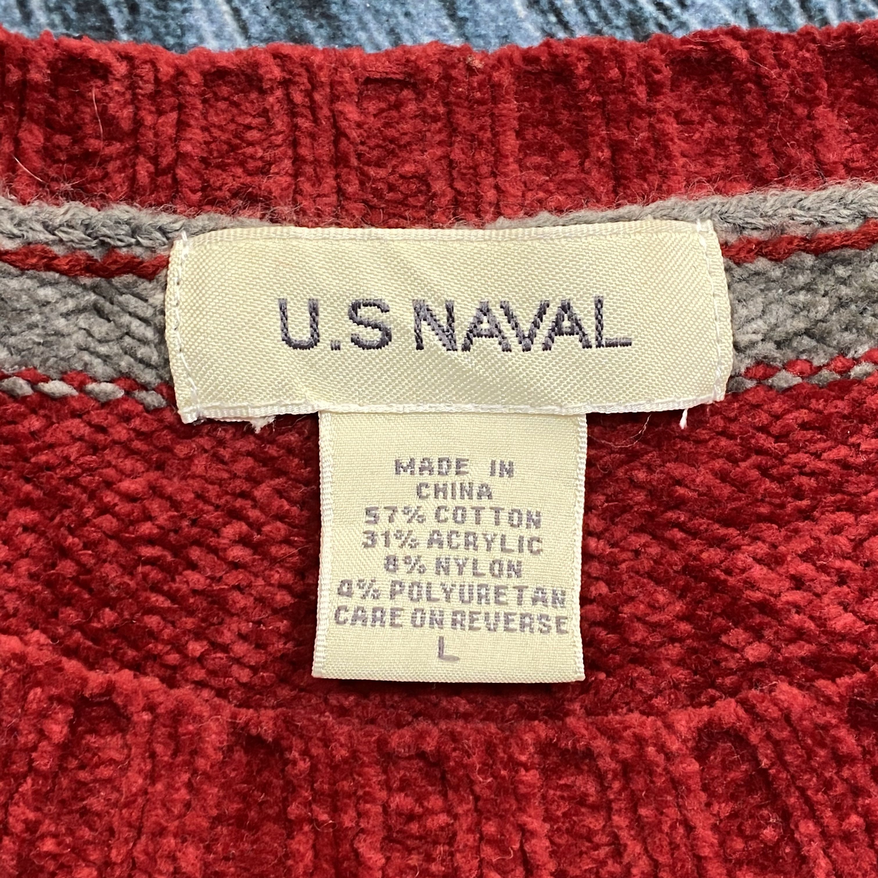 Other U.S Naval Stripe Knitwear Kurt Cobain Styles Size US L / EU 52-54 / 3 - 6 Thumbnail
