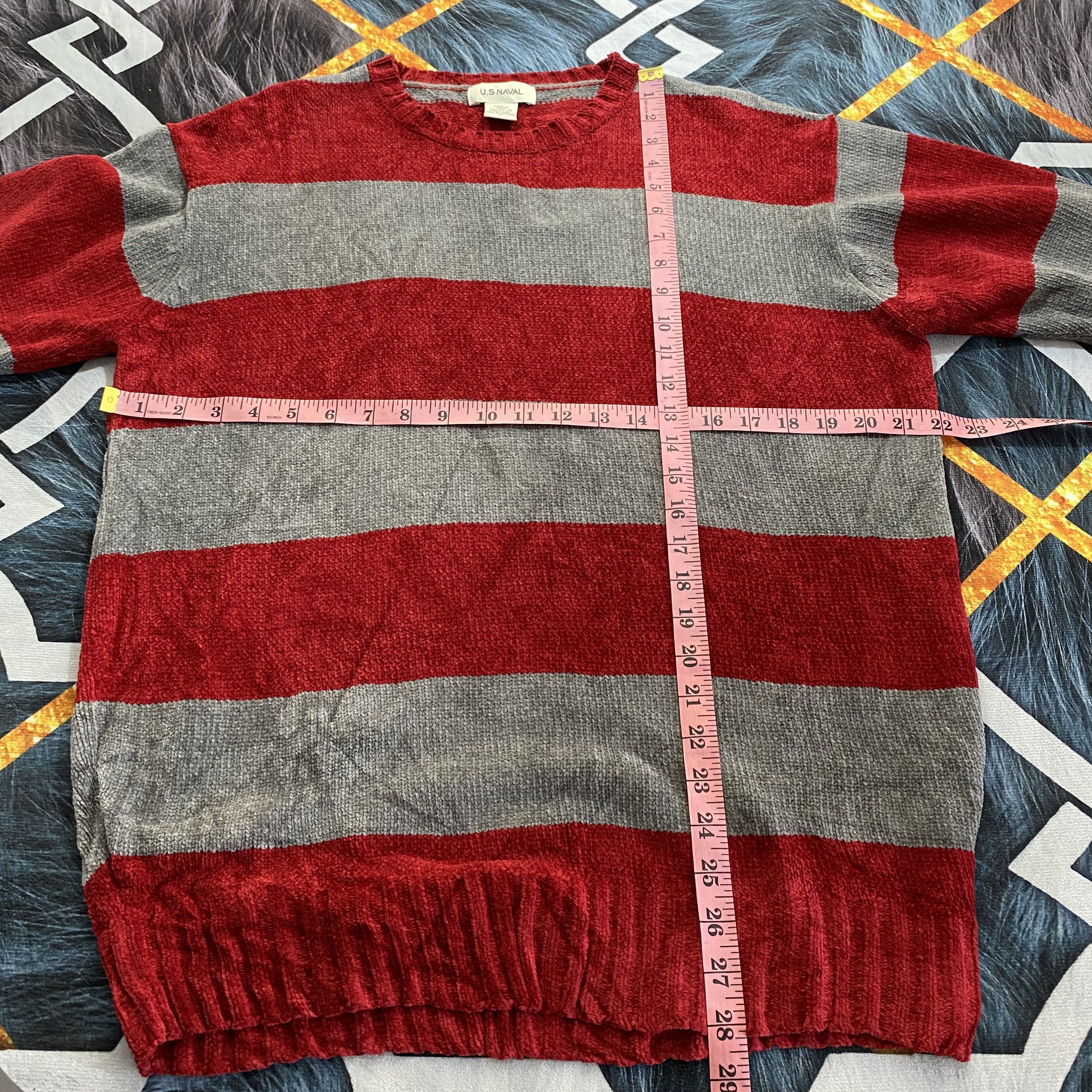 Other U.S Naval Stripe Knitwear Kurt Cobain Styles Size US L / EU 52-54 / 3 - 12 Thumbnail