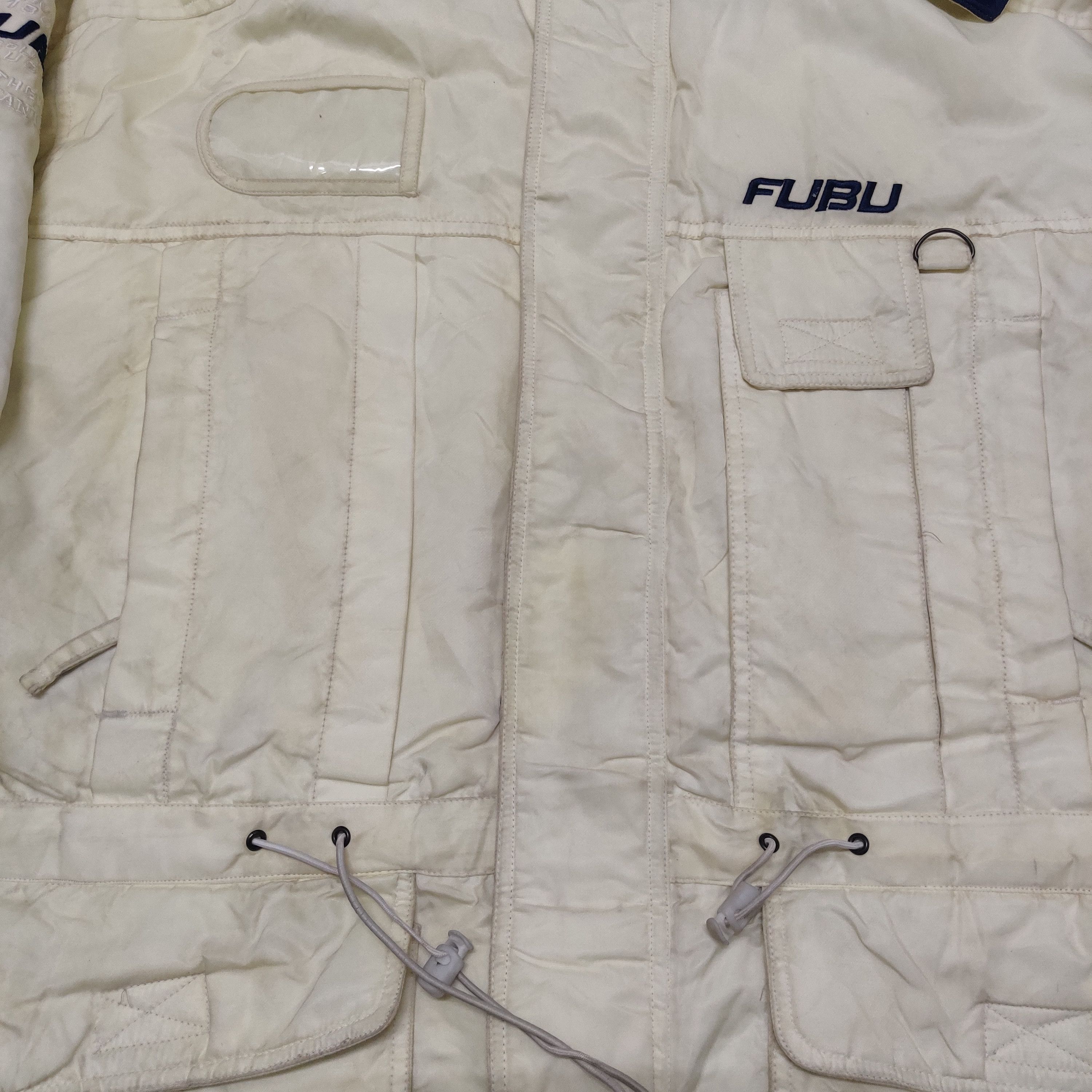Fubu Vintage Fubu The Collection Hooded Puffer Jacket Size US L / EU 52-54 / 3 - 11 Thumbnail