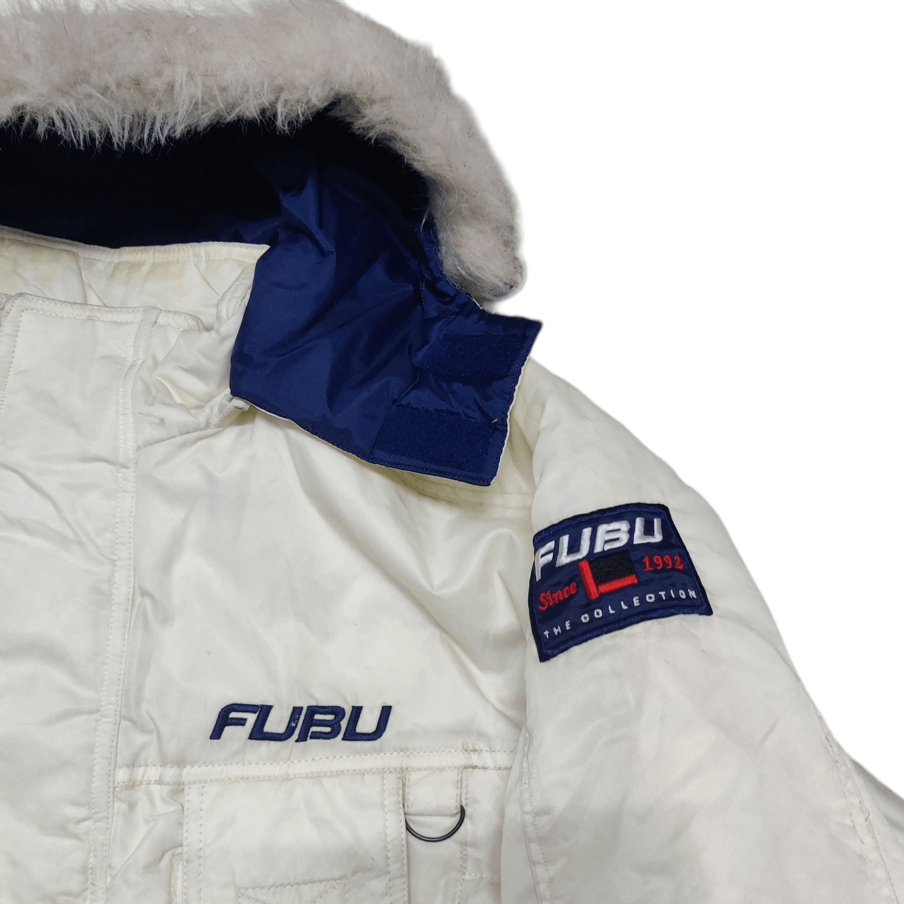Fubu Vintage Fubu The Collection Hooded Puffer Jacket Size US L / EU 52-54 / 3 - 6 Thumbnail