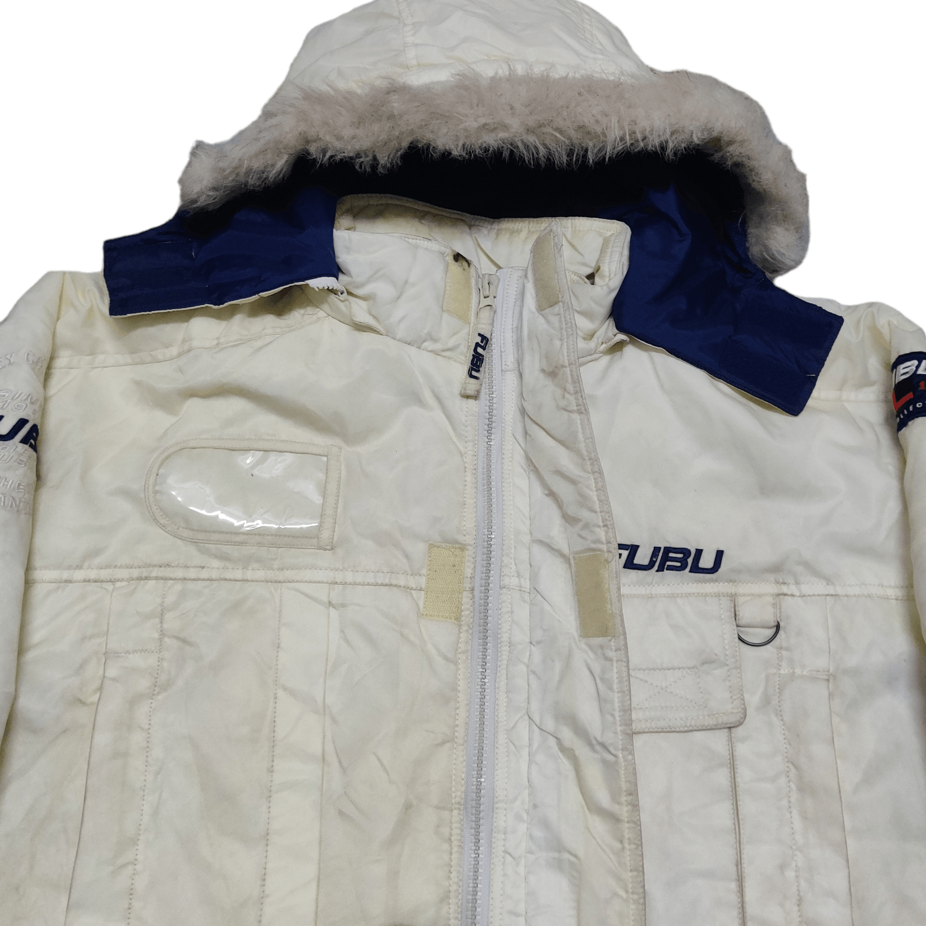 Fubu Vintage Fubu The Collection Hooded Puffer Jacket Size US L / EU 52-54 / 3 - 14 Thumbnail
