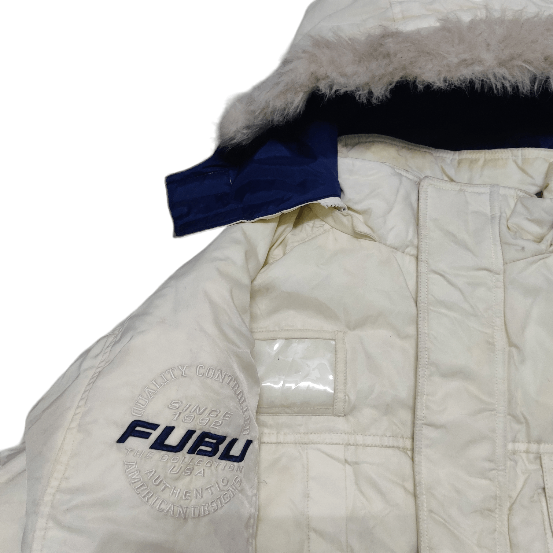 Fubu Vintage Fubu The Collection Hooded Puffer Jacket Size US L / EU 52-54 / 3 - 5 Thumbnail