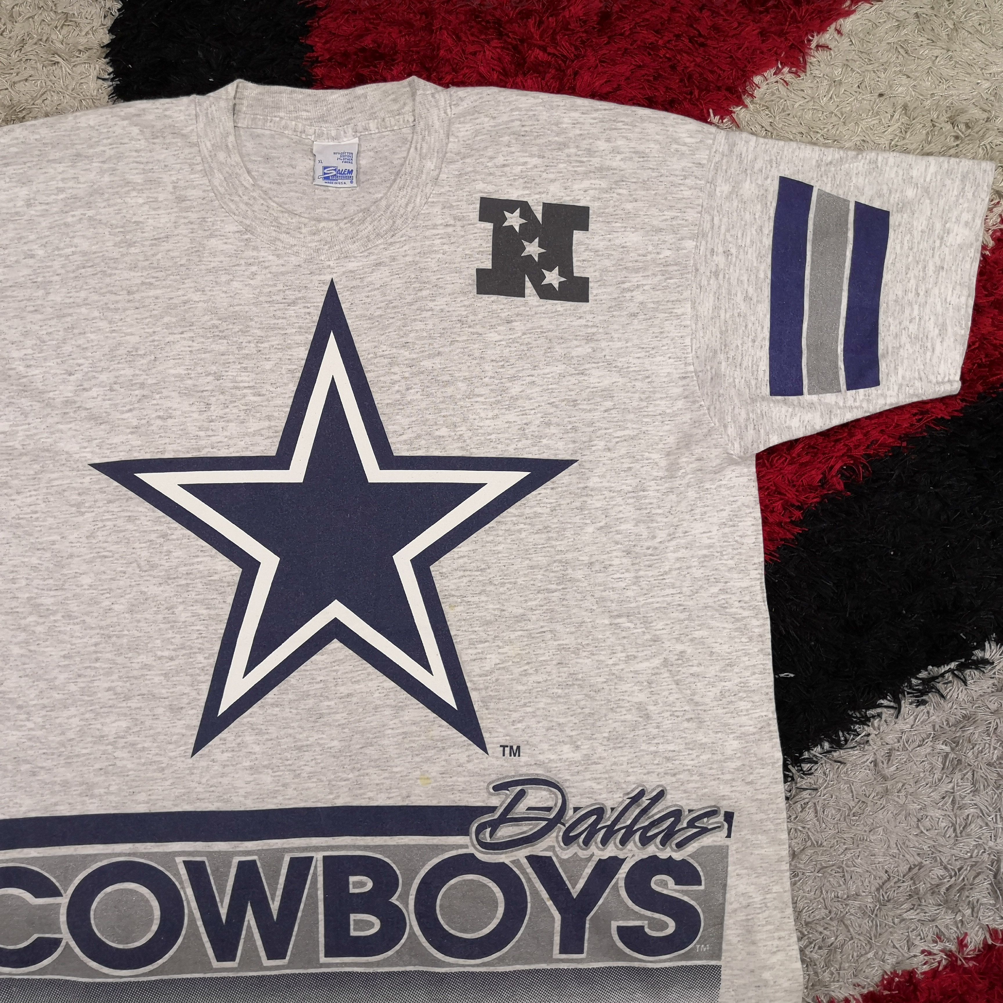 NFL Vintage Dallas Tshirt Cowboys 1994 NFLP Tees 56789 Size US XL / EU 56 / 4 - 5 Thumbnail
