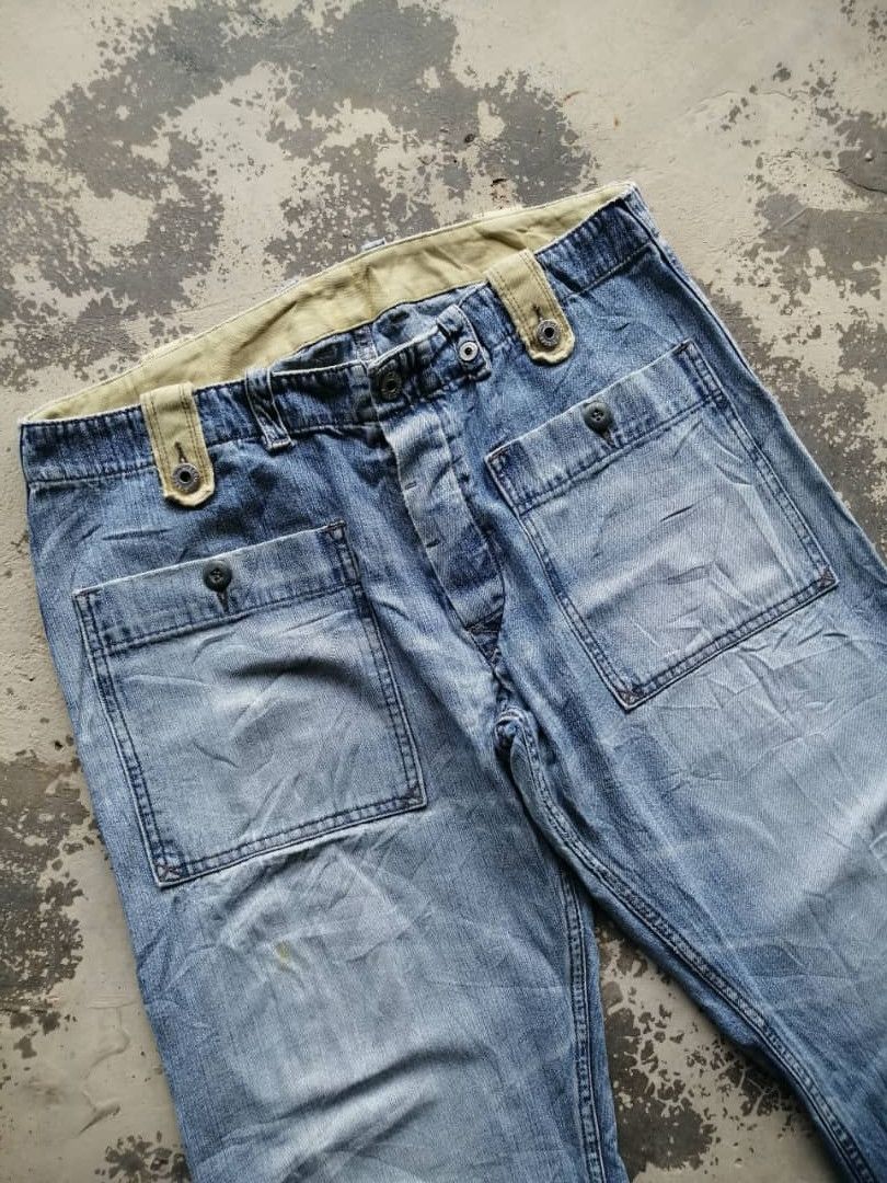 Diesel Light Wash Jeans Distress Flare Diesel Size US 32 / EU 48 - 4 Thumbnail